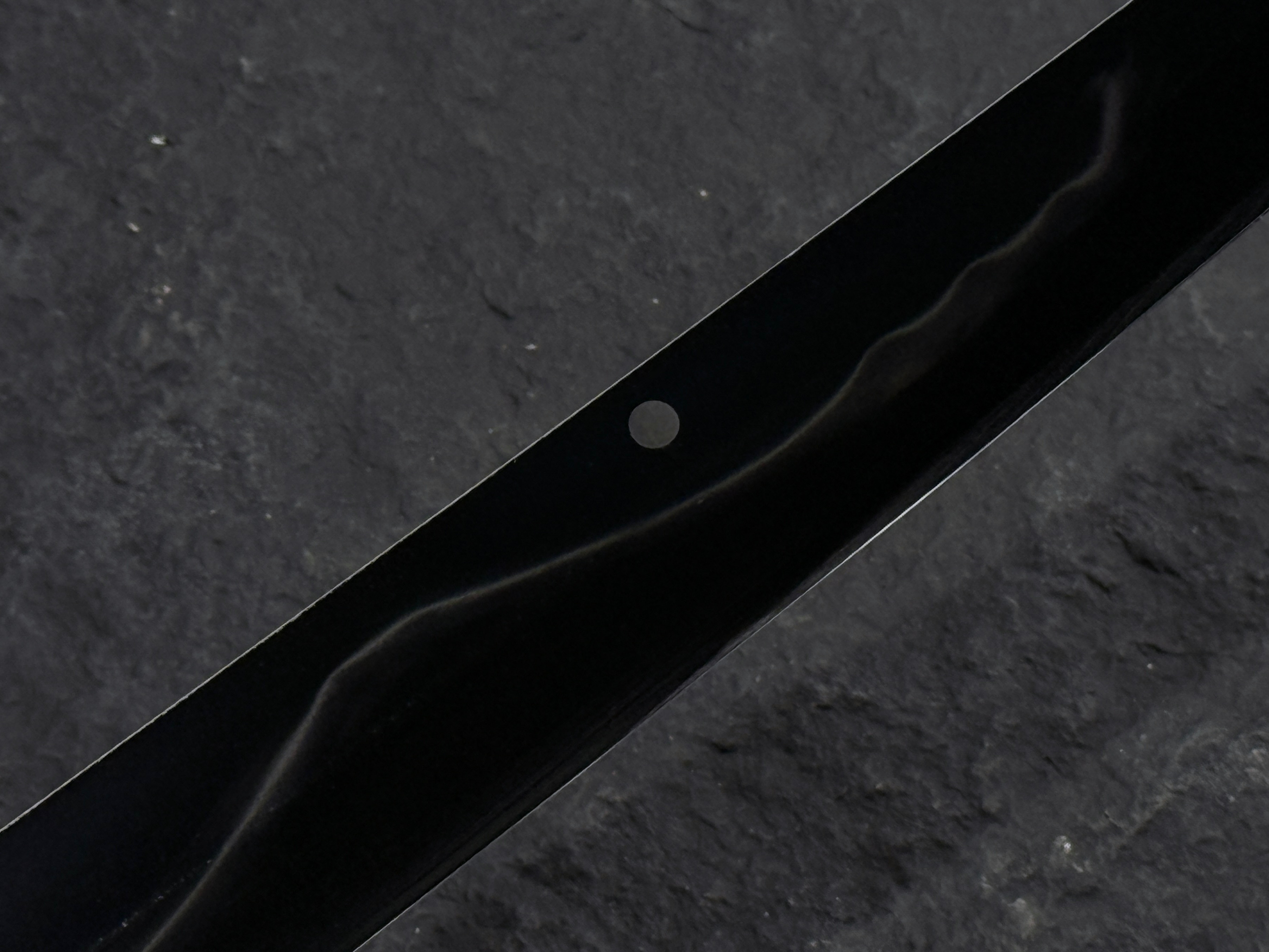 堺北辰 池田美和 白一水本燒 総鏡面 切付柳刃