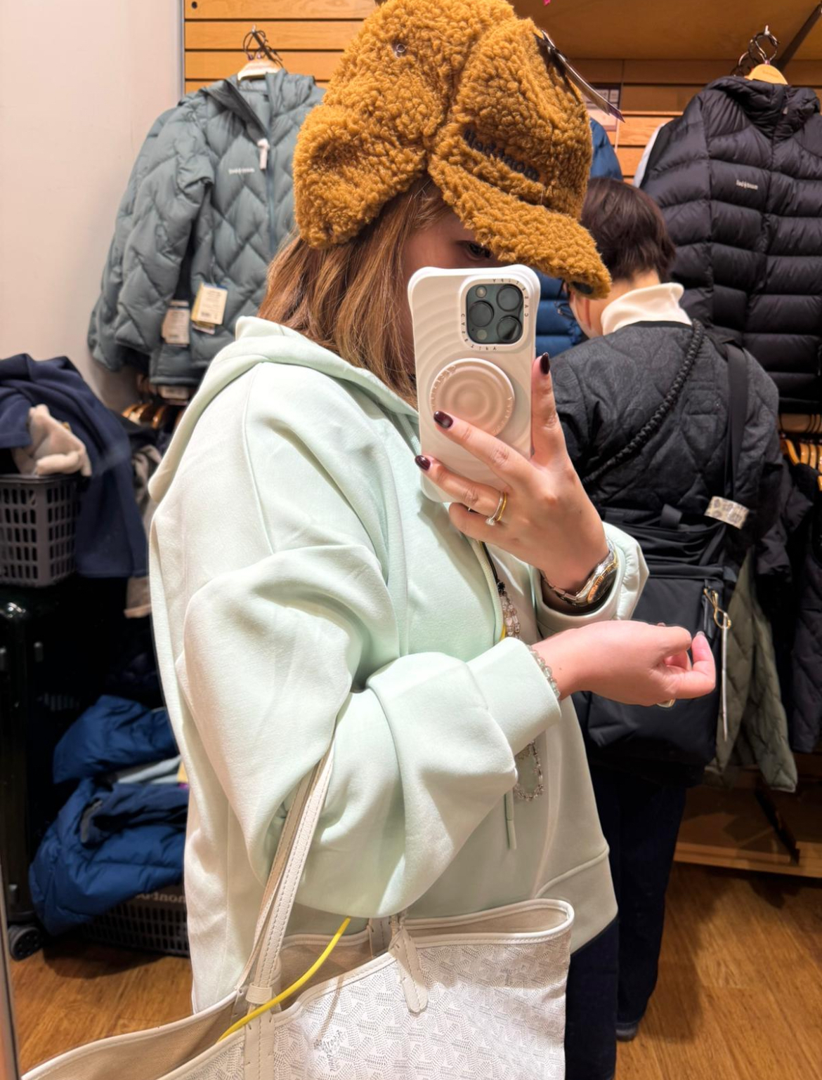 9/12 montbell 毛毛帽