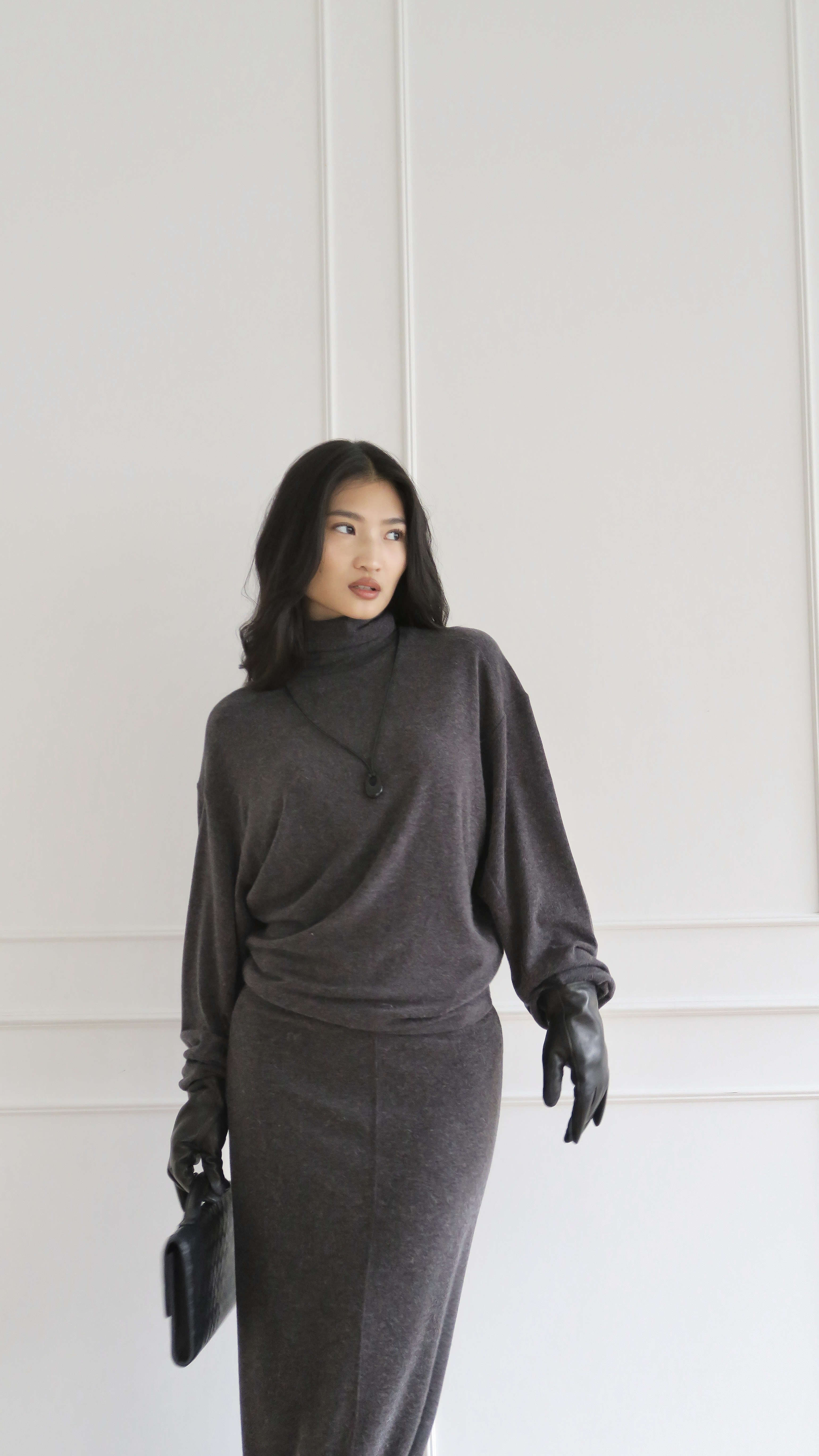 高領棉套裙-單上衣