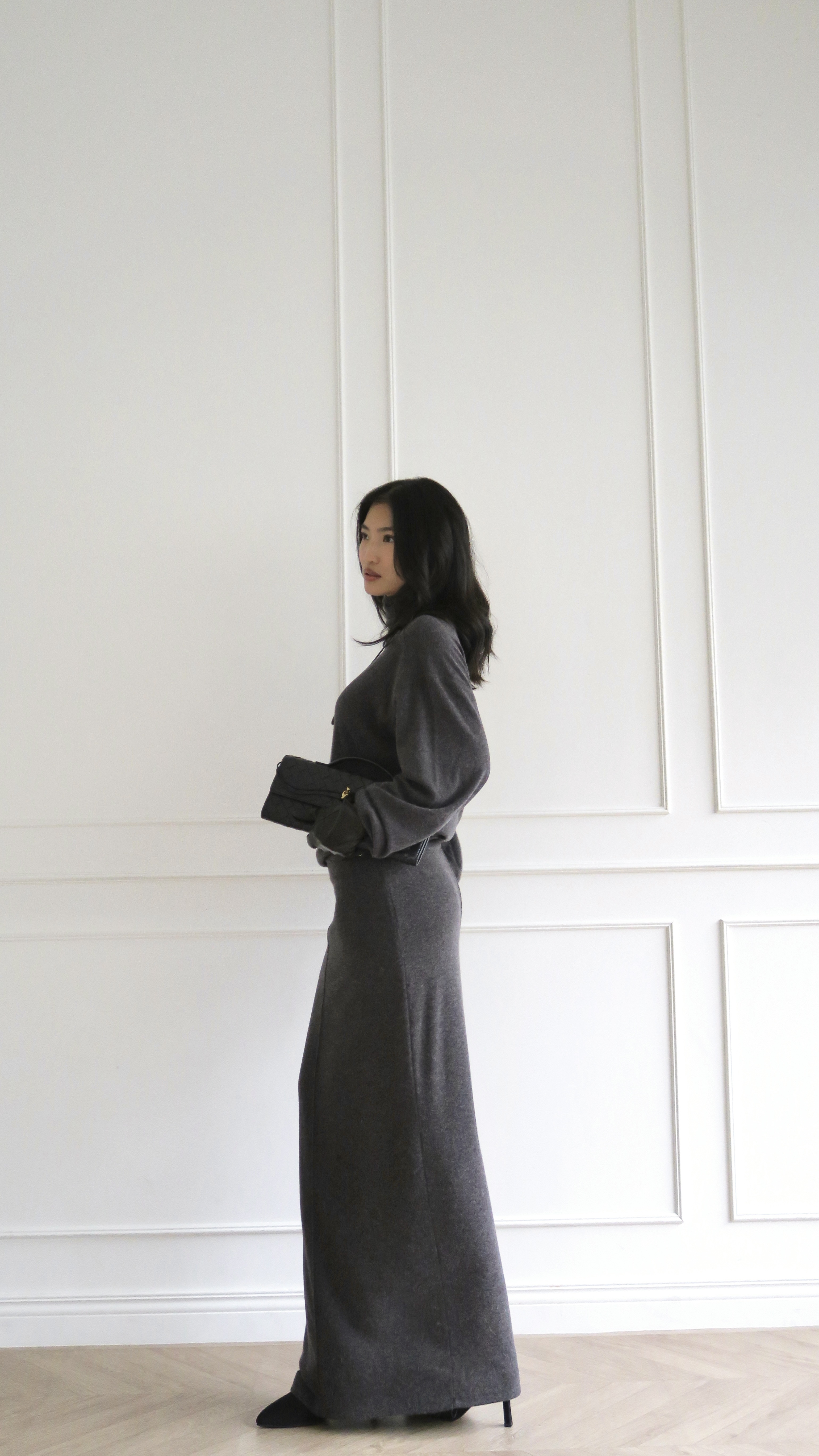 高領棉套裙-單裙