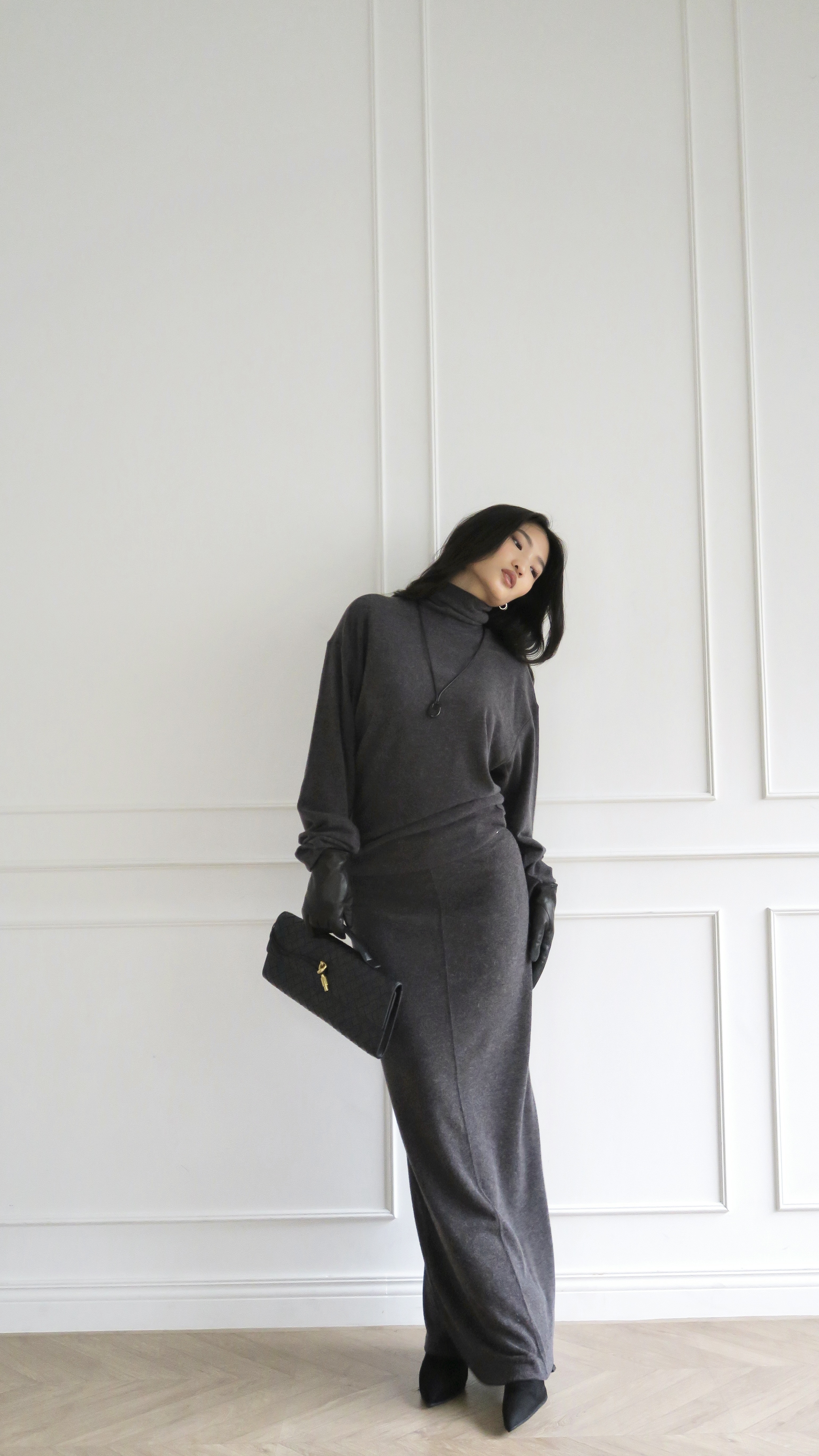 高領棉套裙-單裙