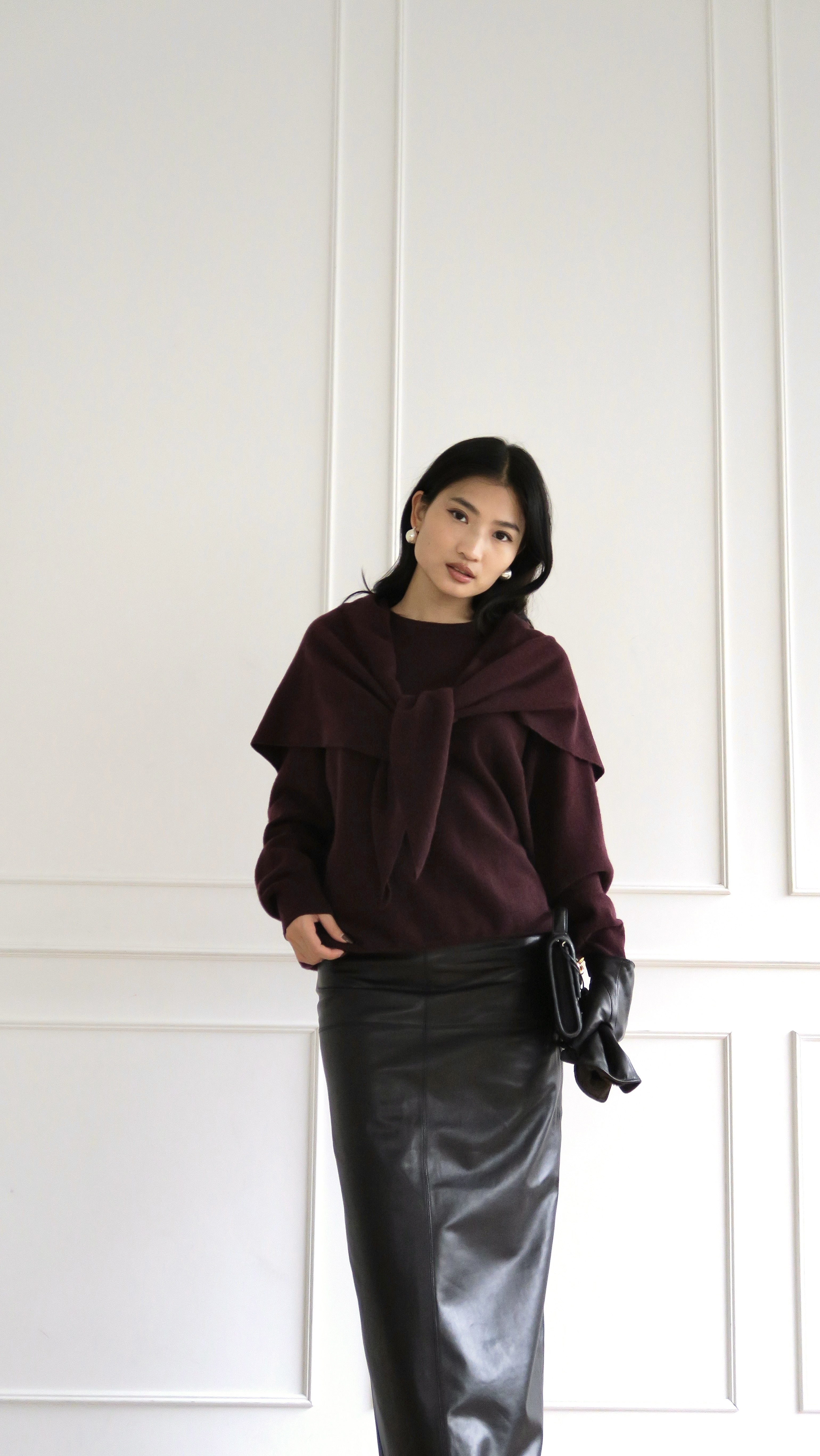 羊毛+羊絨衣(附披肩)