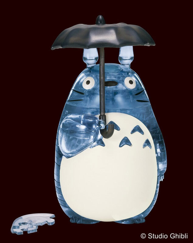 BEVERLY 代理版 盒玩 水晶立體拼圖 龍貓 灰ver