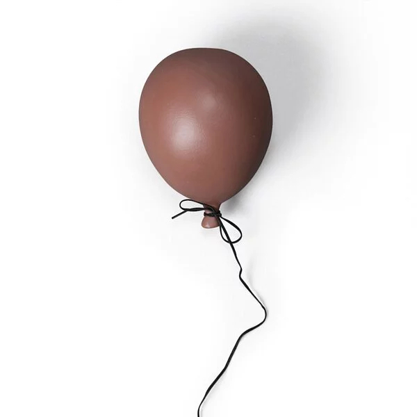 mini ByOn-氣球壁飾,深紅,材質:波麗樹酯