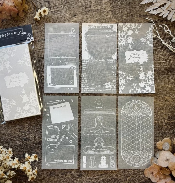 好築藝xfafax哈啾x芝麻球．Stationery 描圖紙便簽