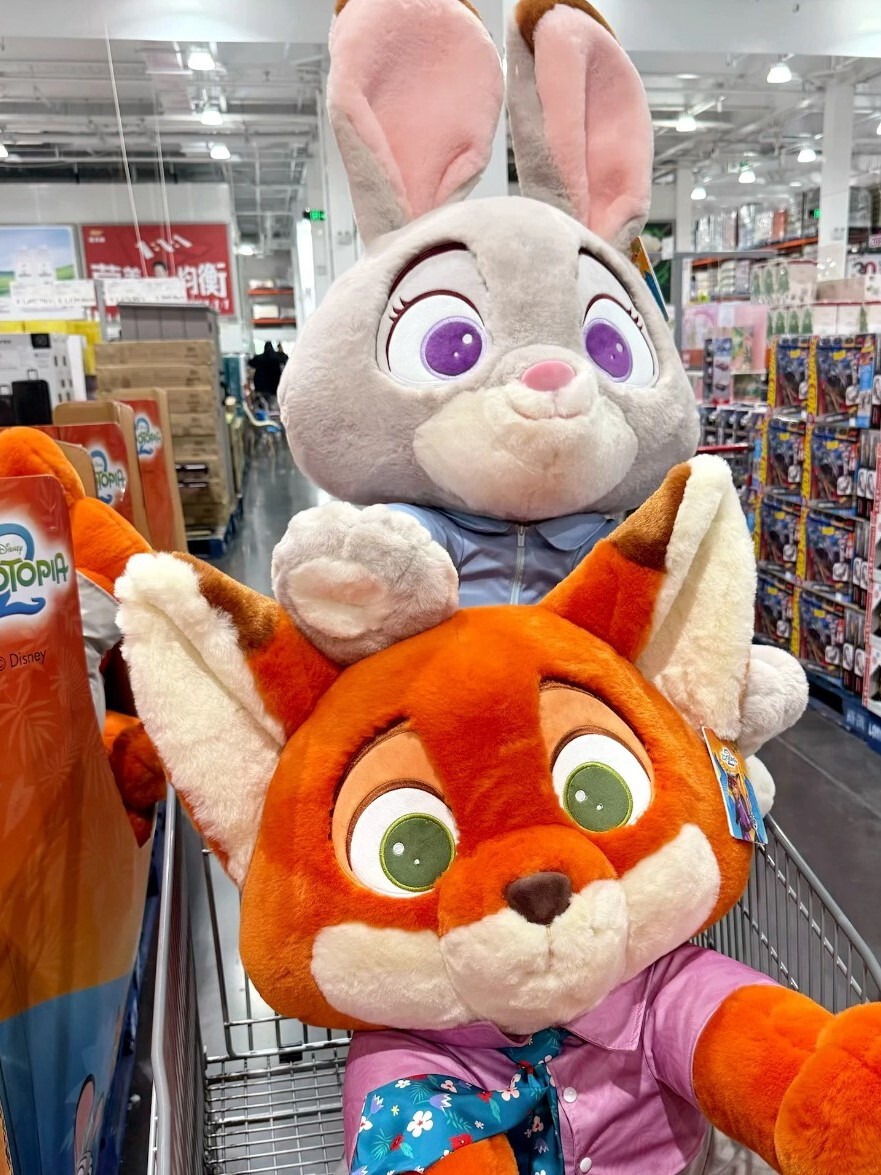 正版授權 動物方城市 朱蒂&尼克 大型多功能玩偶