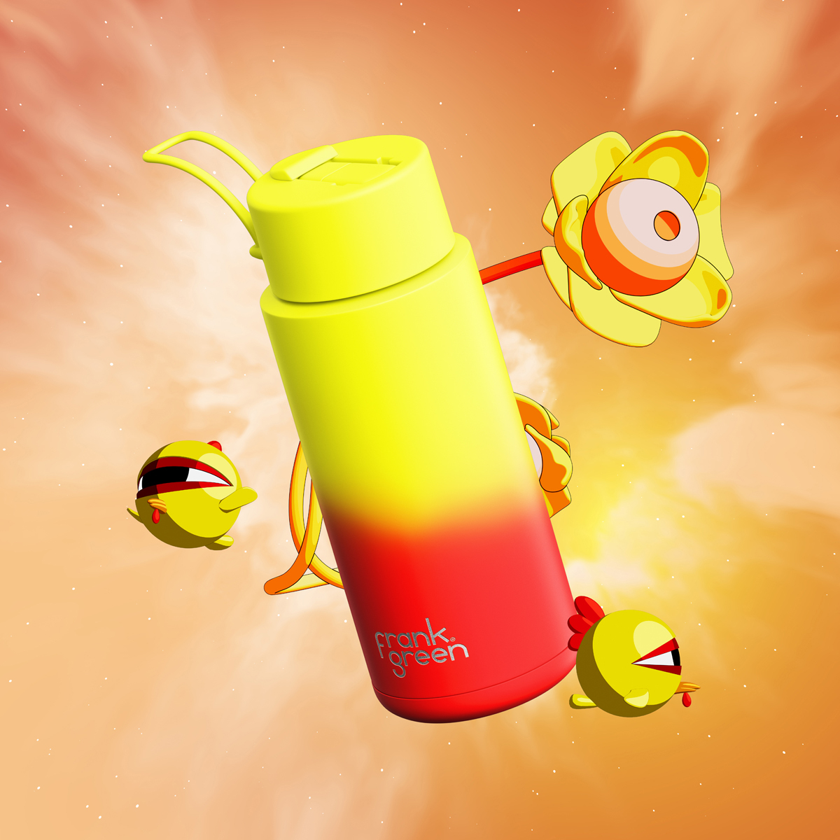 Lava Colour Changing Ultralite Bottle - 34oz / 1,000ml | FRANK GREEN