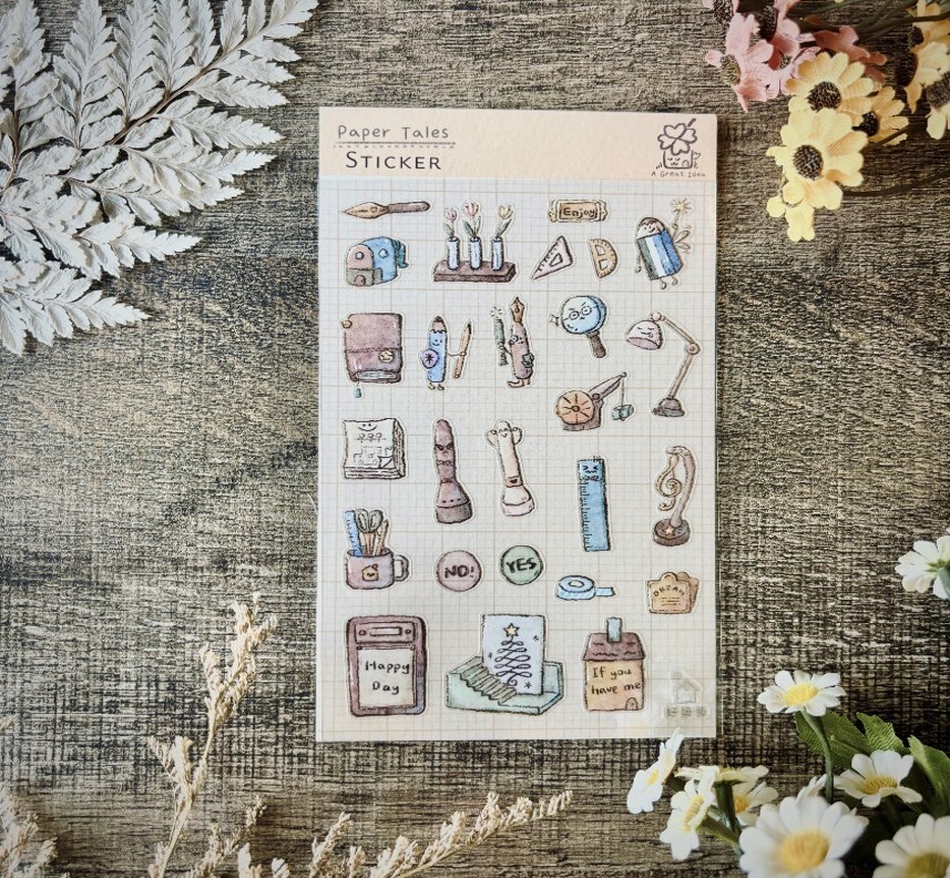 好築藝．Paper Tales PET貼紙