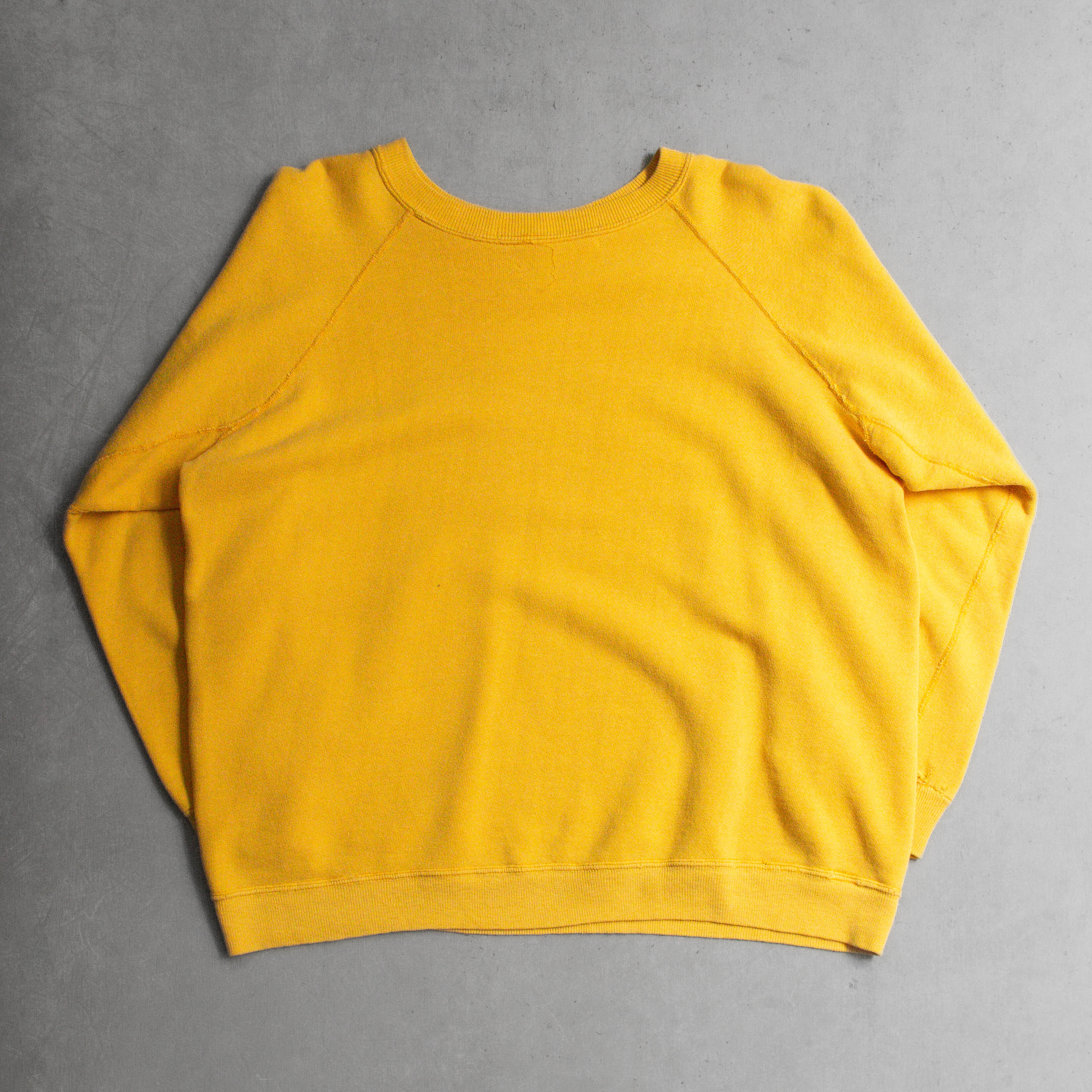 70S VINTAGE DISNEY SWEATSHIRT 美國製 迪士尼世界 黃色 大學T