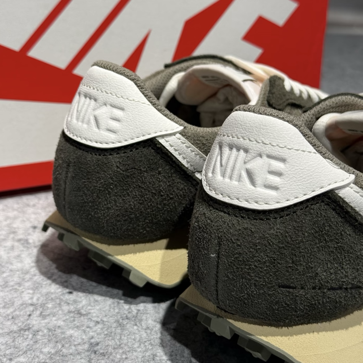 Nike LD-1000 "Cargo Khaki & Sail" 復古棕綠 麂皮 扁鞋 鬆餅格紋 休閒鞋 男鞋