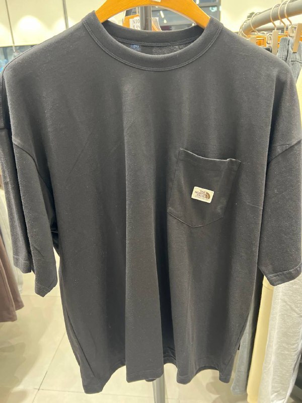[K] THENORTHFACE BLACK POCKET S/S R/TEE, NT7US01J-BLK (KTNF11)