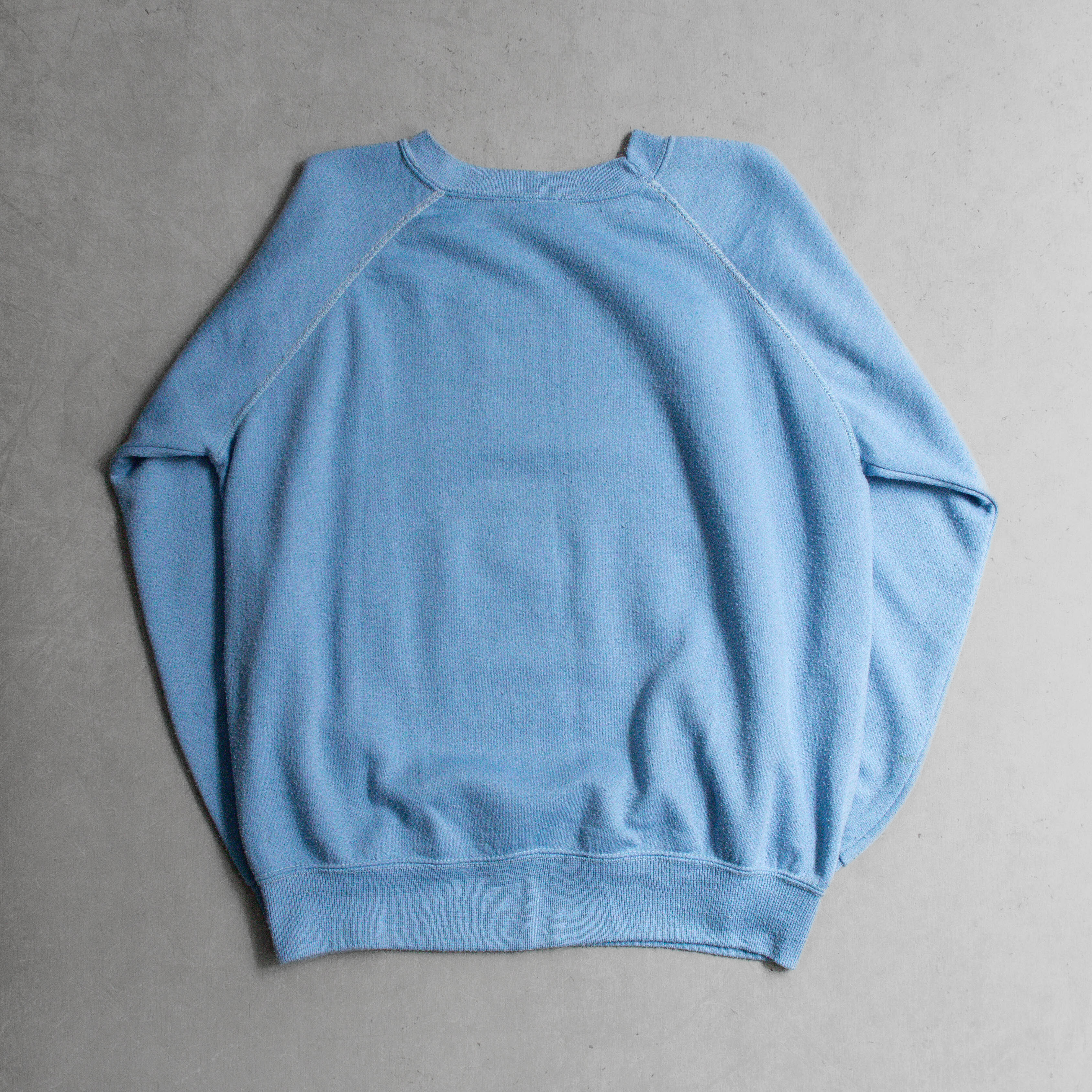 80S VINTAGE DISNEY SWEATSHIRT 美國製 迪士尼 米奇 米老鼠 淺藍 大學T