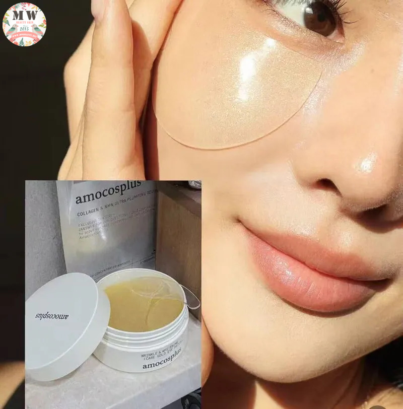 韓國Amocosplus極緻抗皺亮白24K金箔眼膜(60片)