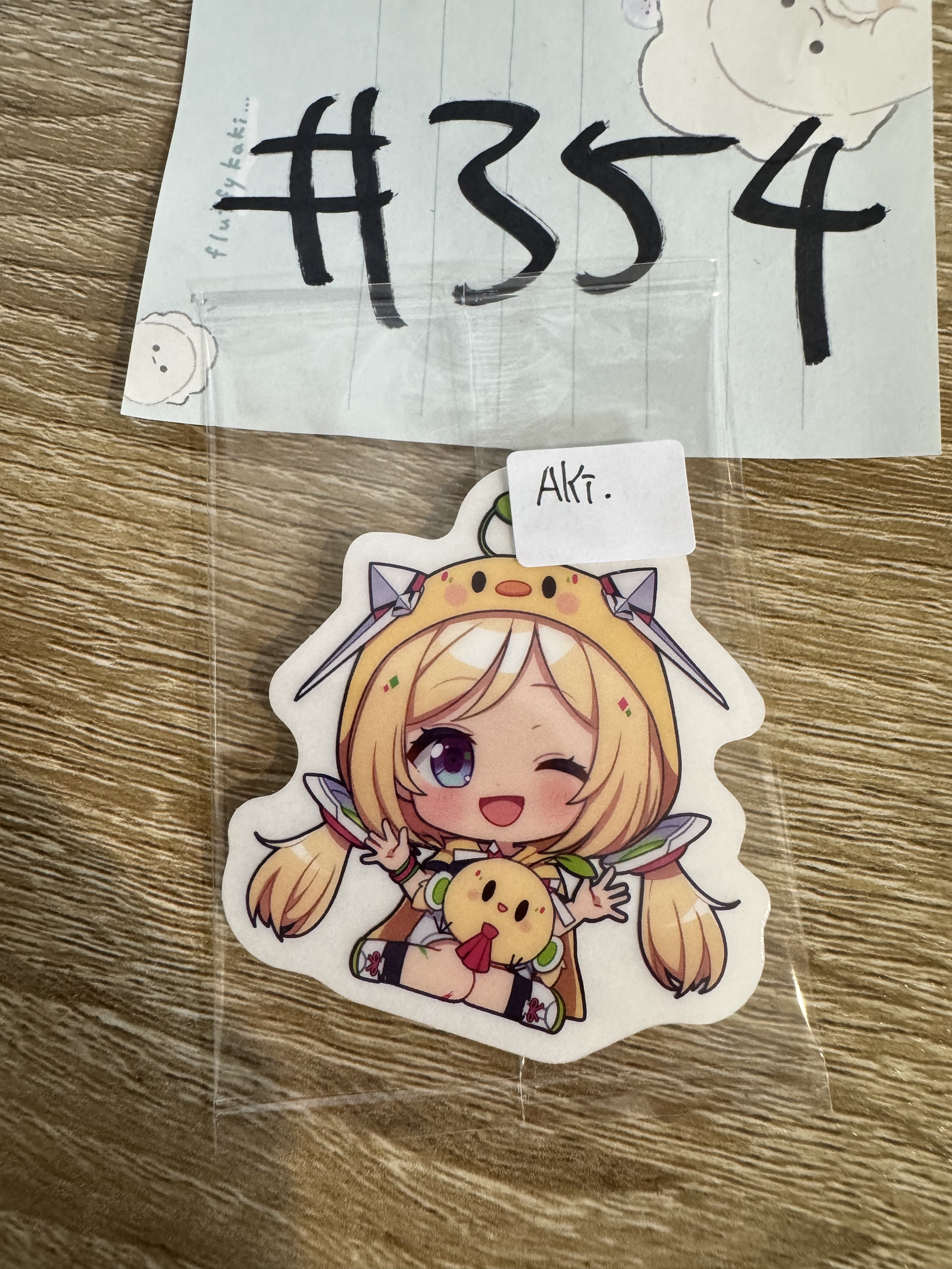 HOLOLIVE AKI 貼紙#354