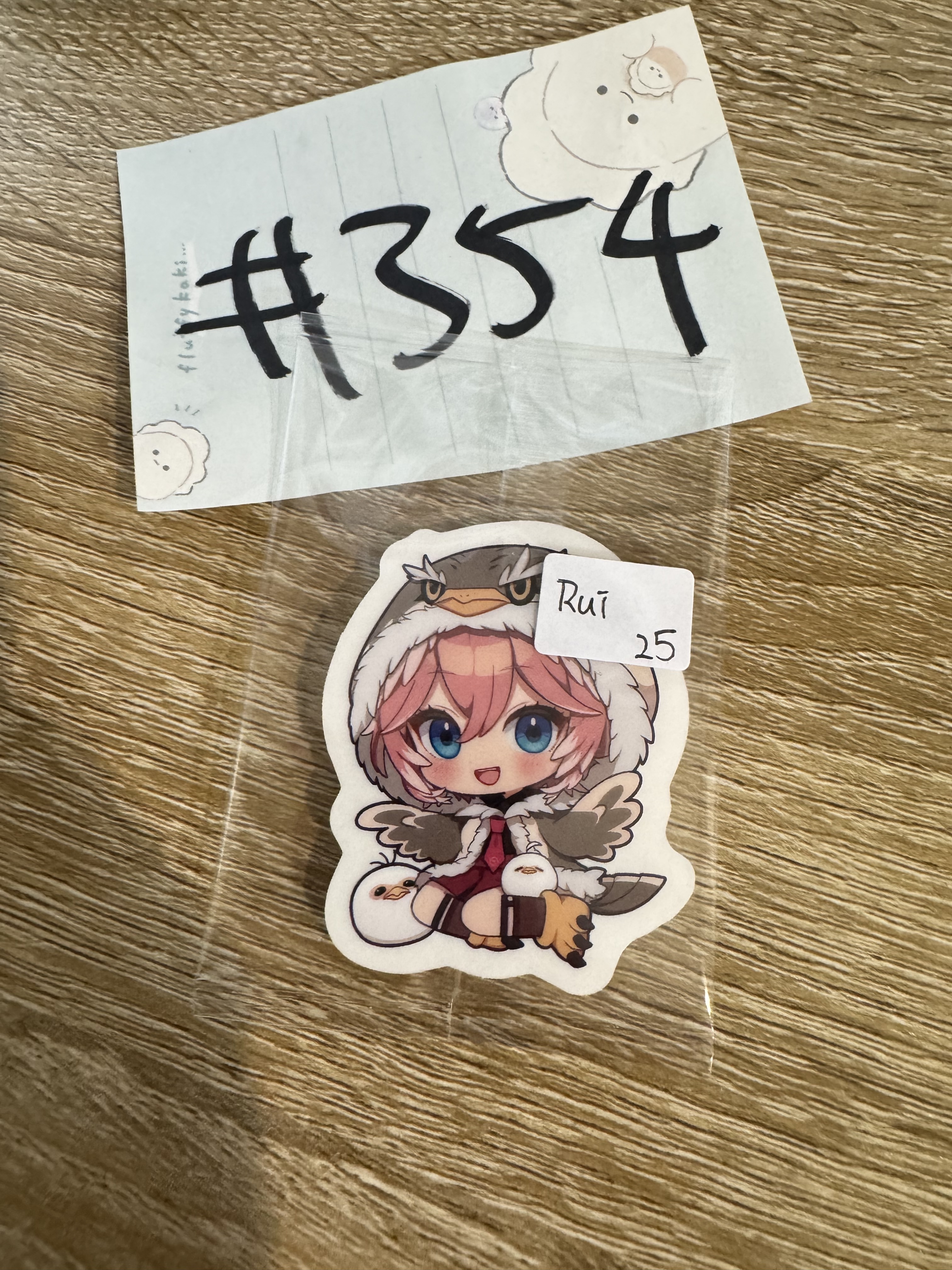 HOLOLIVE LUI 貼紙#354