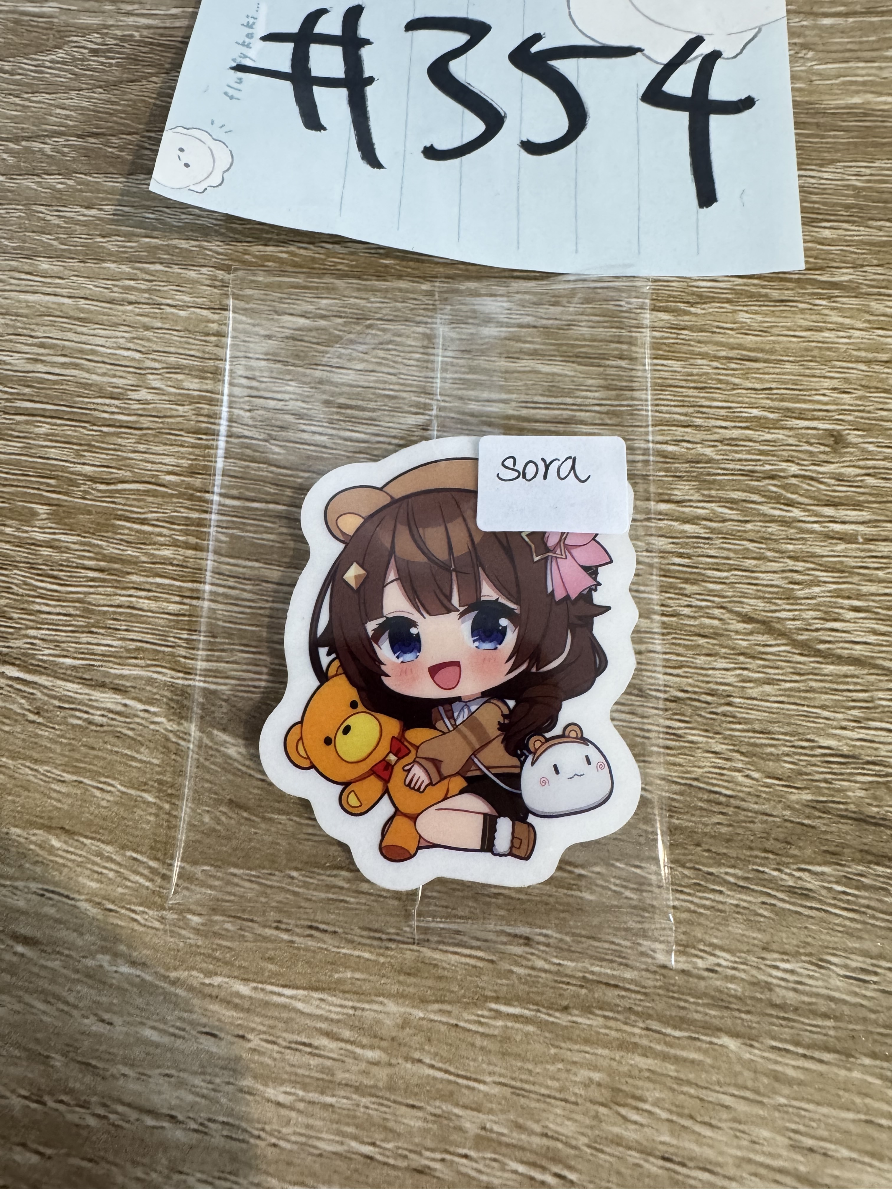 HOLOLIVE SORA 貼紙#354