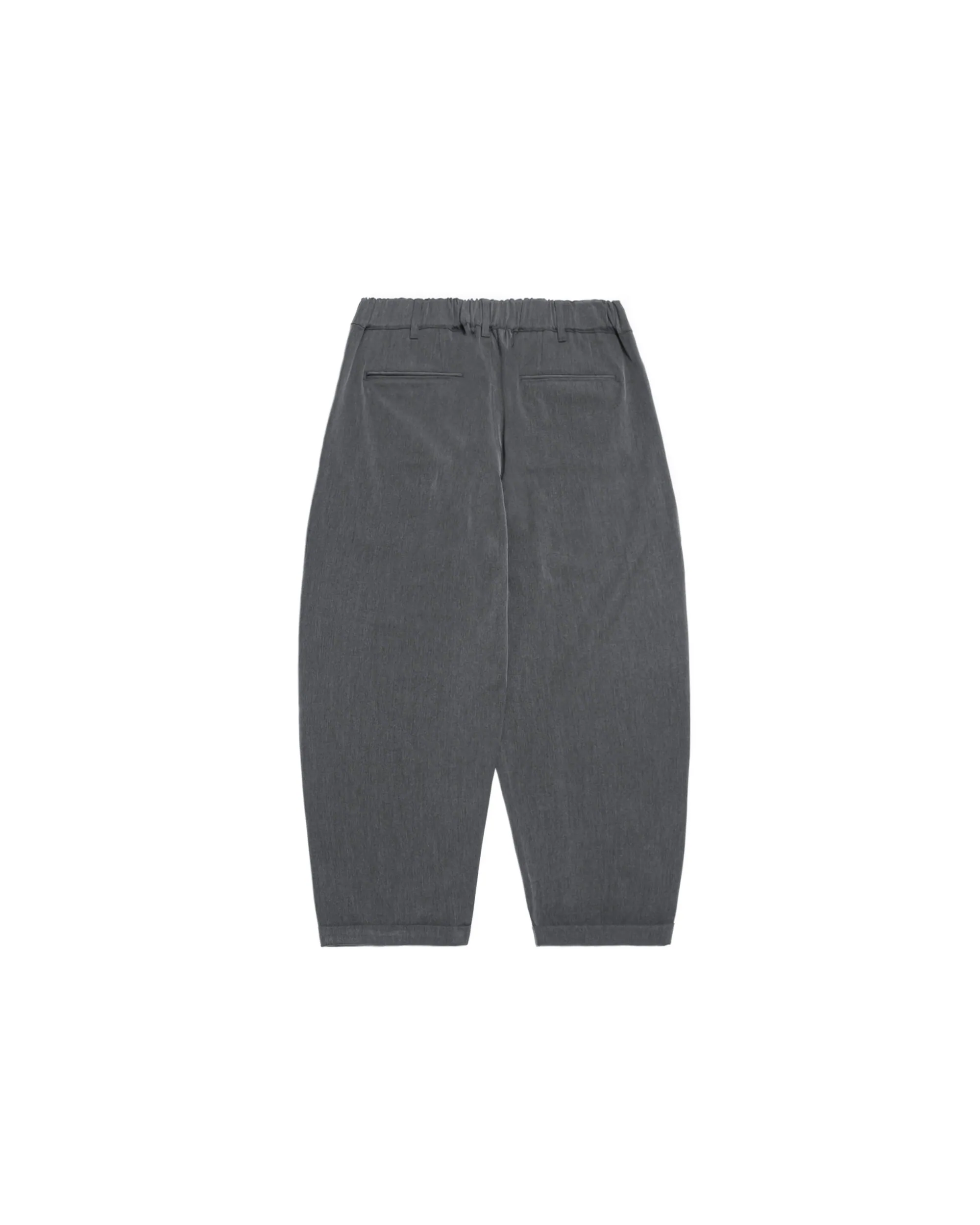 PERSEVERE SUITING PLEATED TAPERED TROUSERS - LIGHT GREY