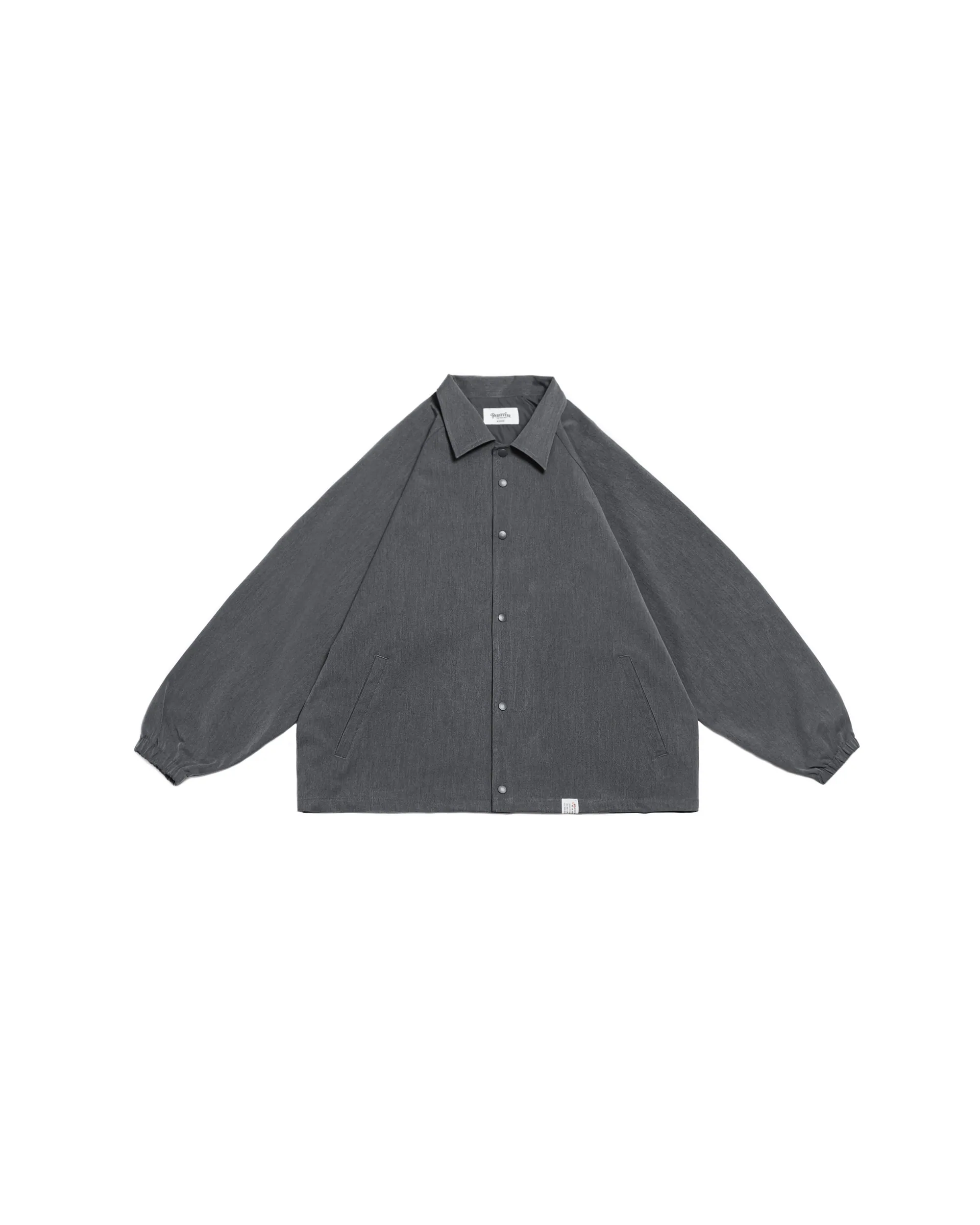 PERSEVERE SUITING COACH JACKET - LIGHT GREY
