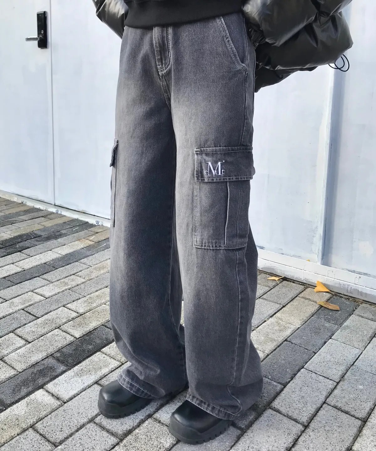 <快速出貨> MUCENT CARLET 寬鬆工裝牛仔褲