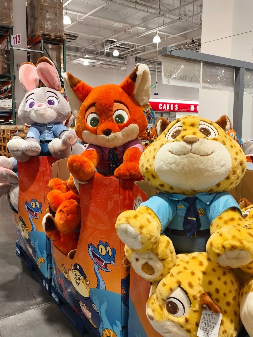 正版授權 動物方城市 朱蒂&尼克 大型多功能玩偶