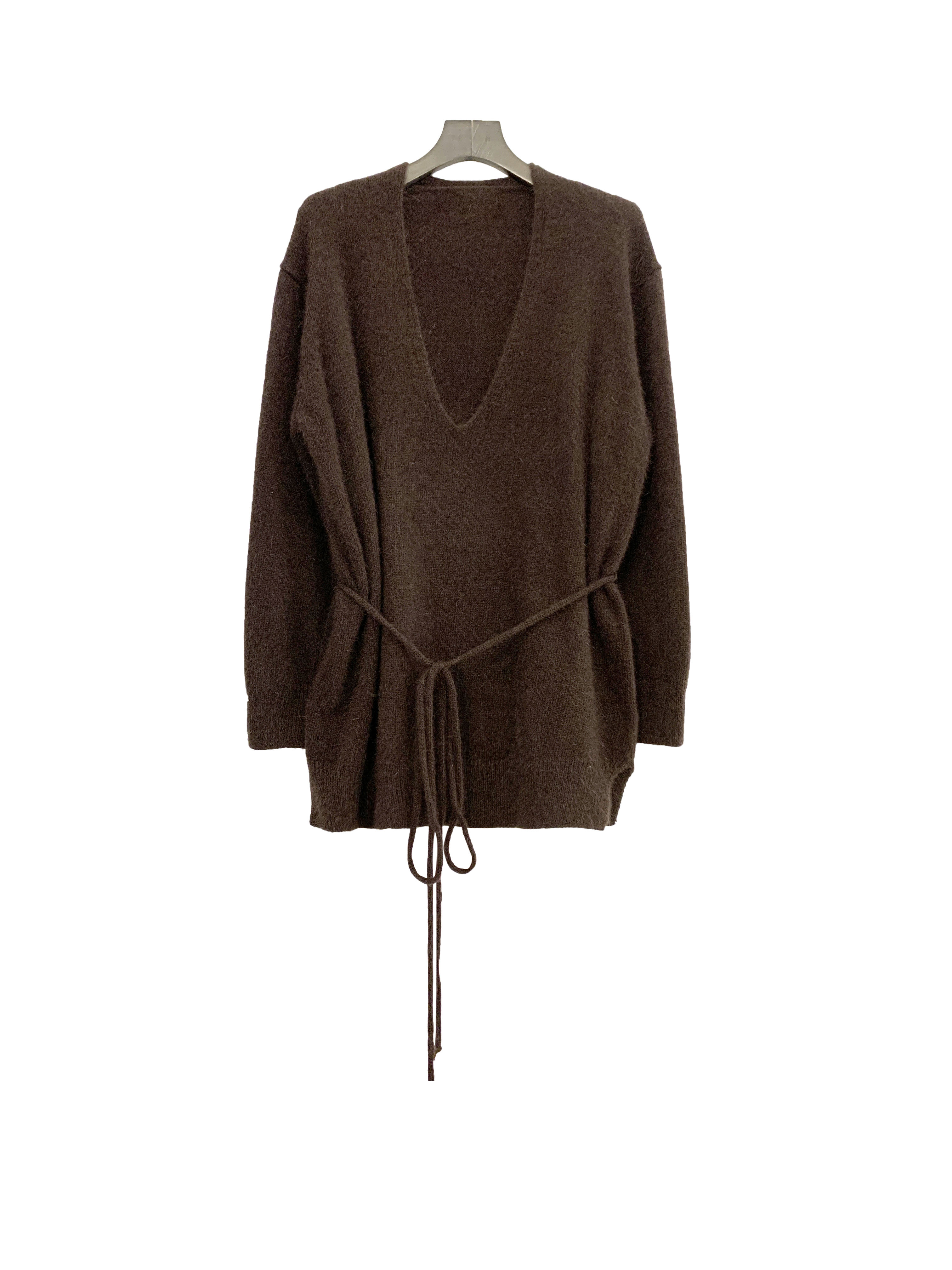 V領浣熊毛套褲-單上衣