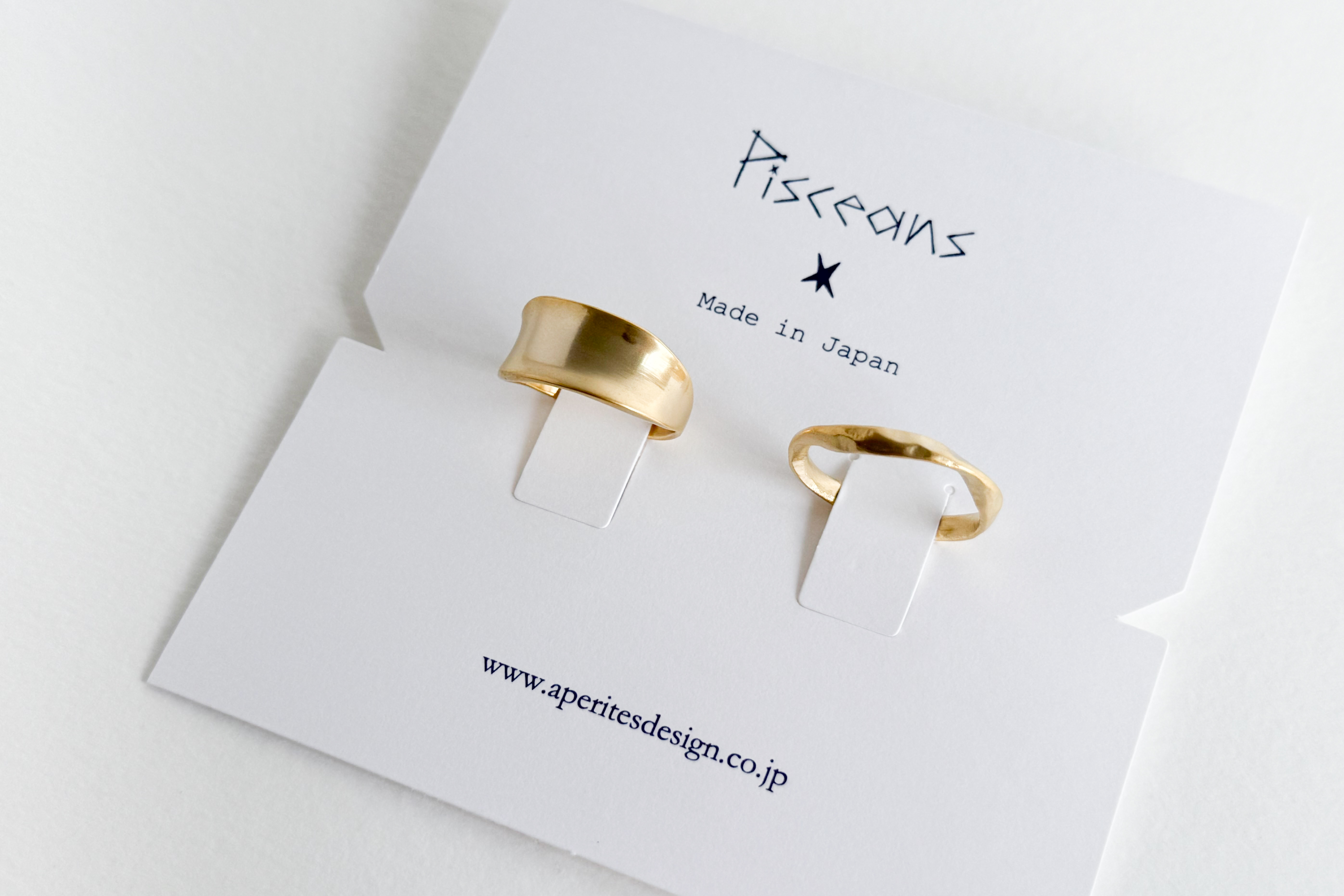 Pisceans - 凹弧&扭轉戒指兩件組 GD