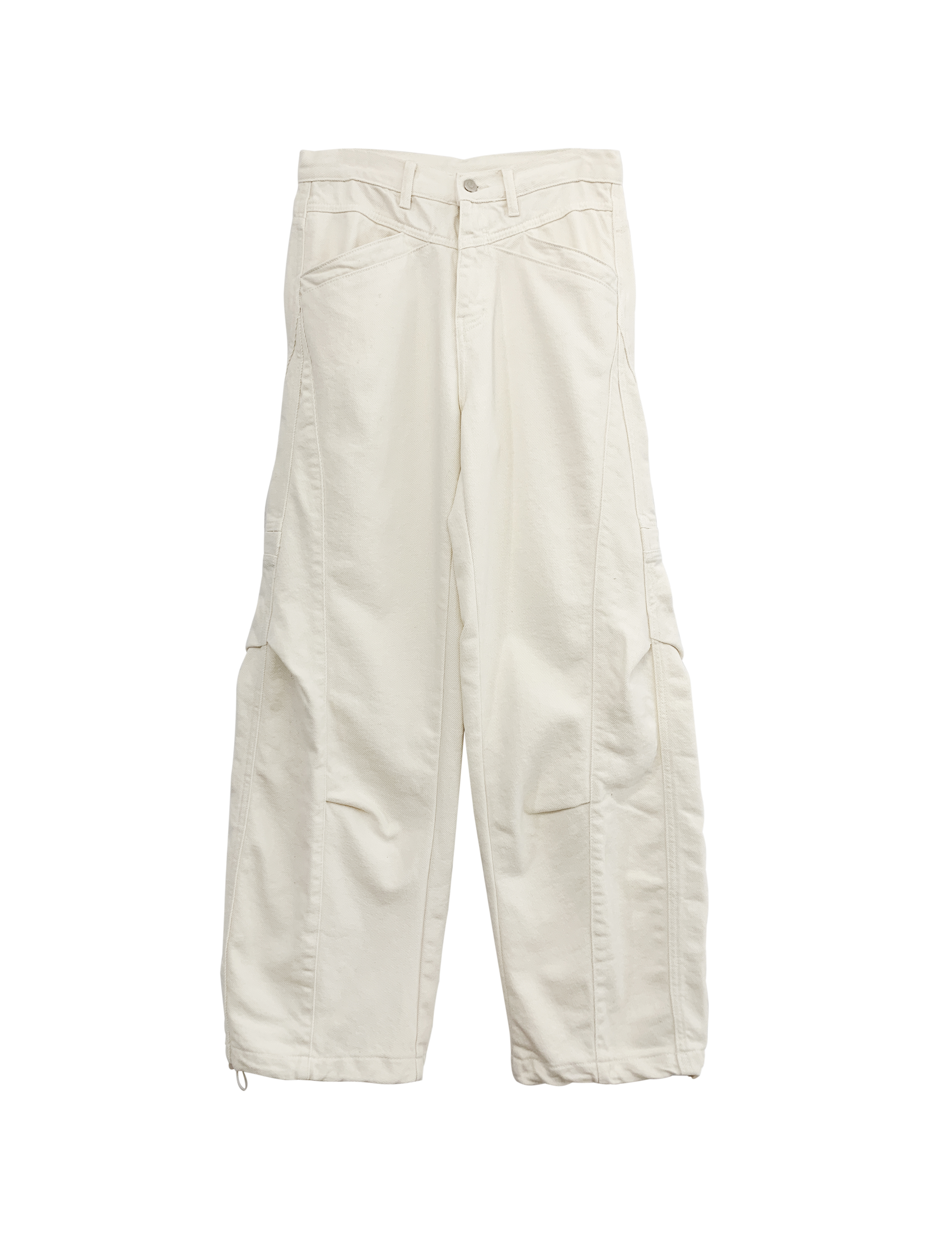 米白工作褲
