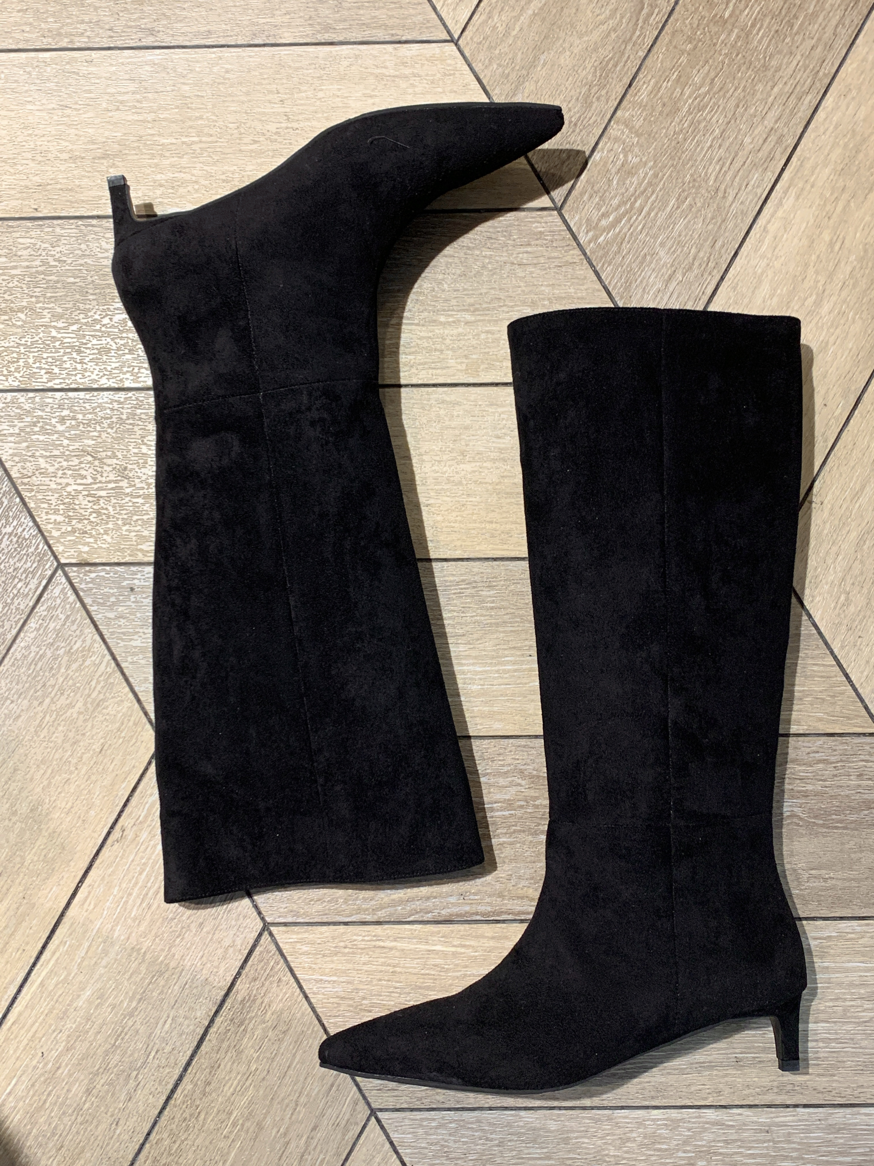 尖頭麂皮靴#4921