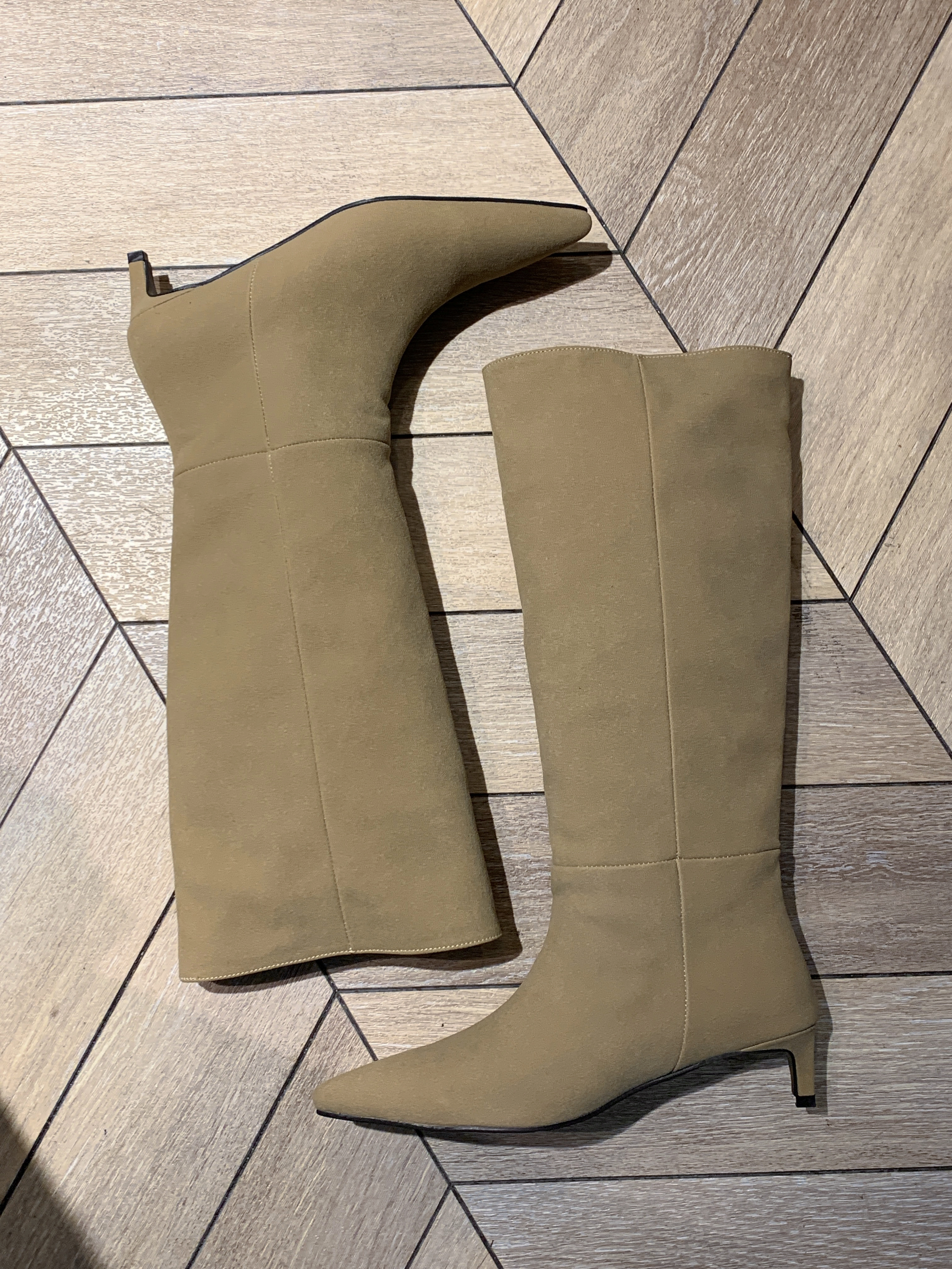 尖頭麂皮靴#4921