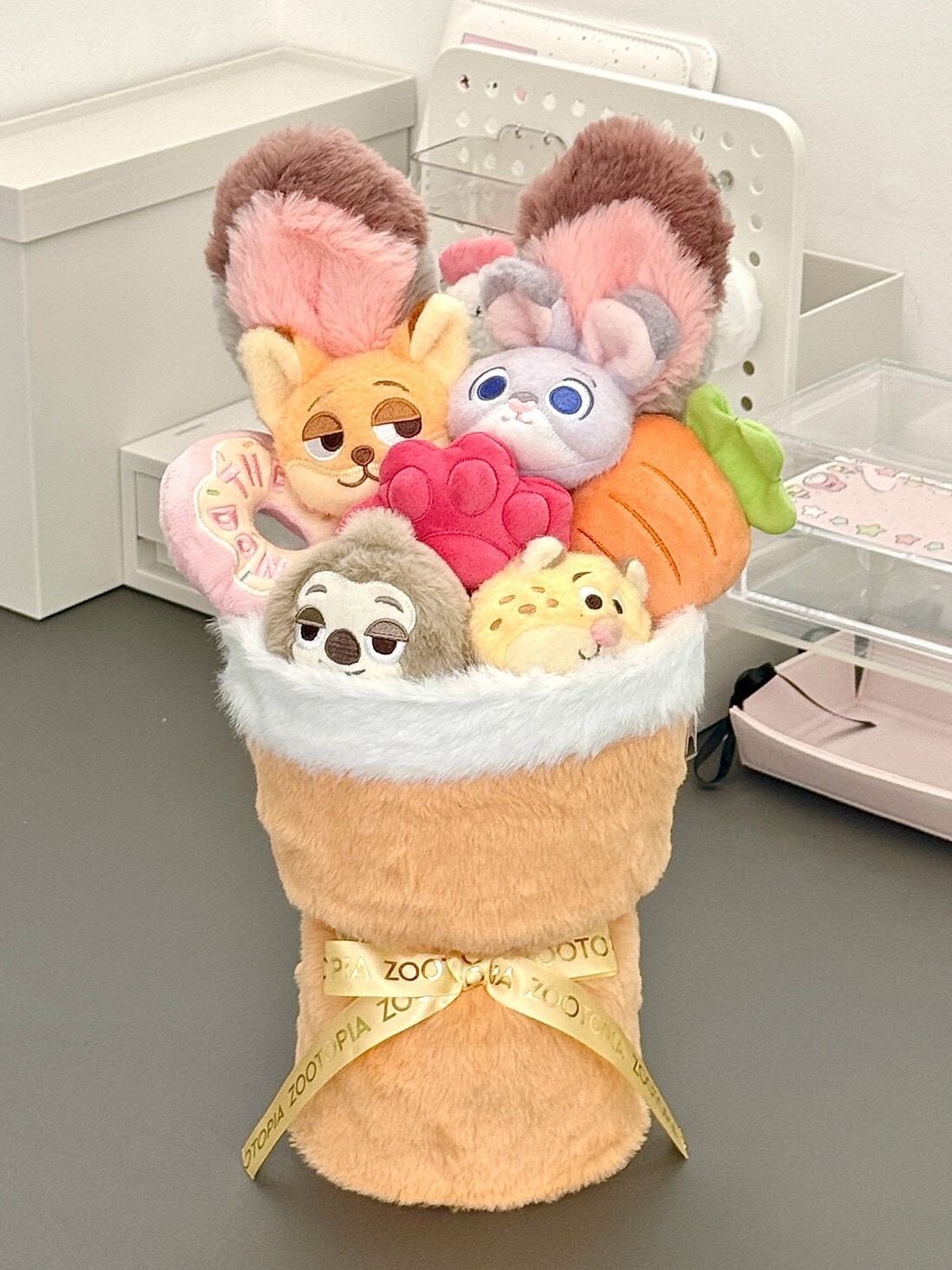 動物方城市 毛絨玩偶 花束