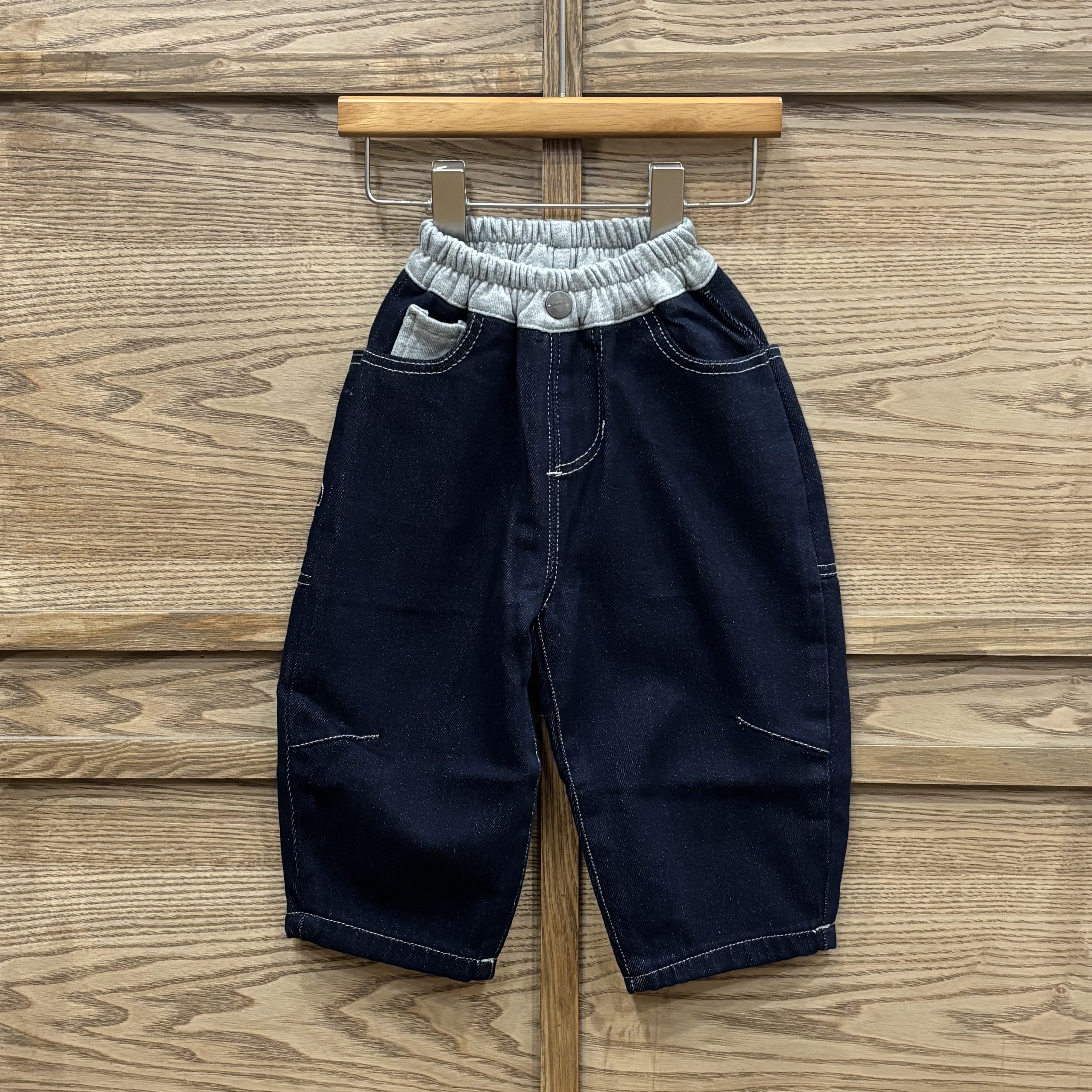 A03637棉質腰頭原色牛仔褲