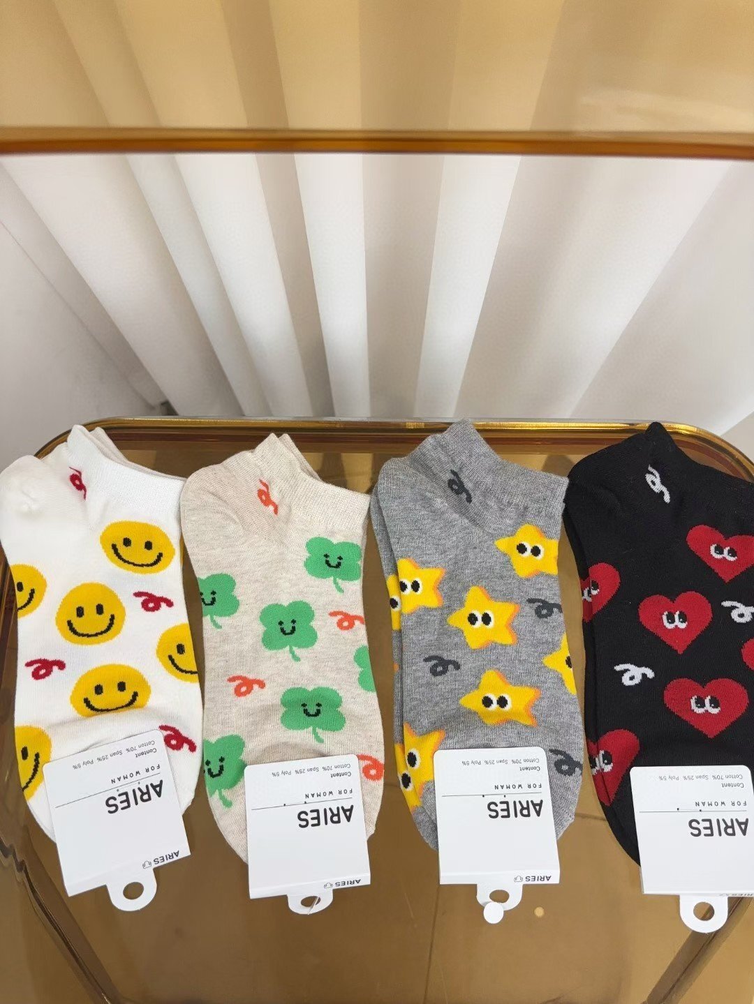 CT5321 日系甜美圖案船襪 (任選5對$75/ 任選10對 $138)