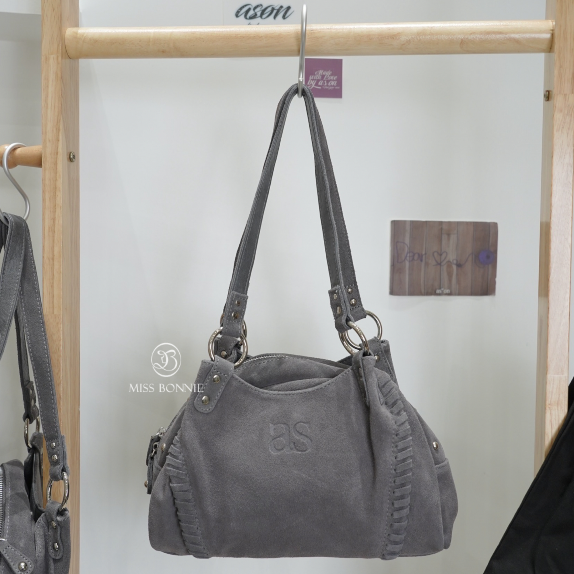 as"on 麂皮流浪包BONITA MINI BAG