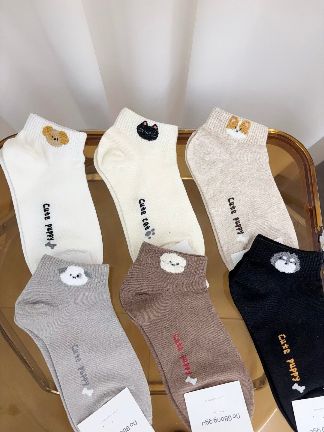 CT5323 Cute Cute寵物系列短襪 (任選5對$75/ 任選10對 $138)