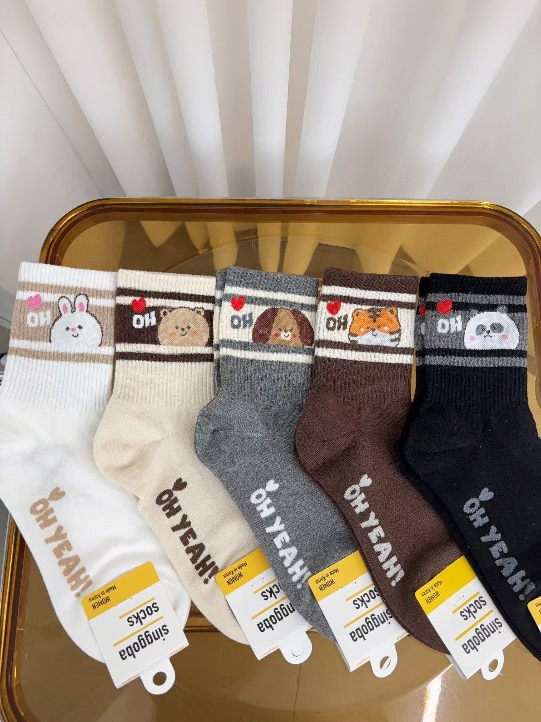 CT5325 OH YEAH動物造型長襪 (任選5對$75/ 任選10對 $138)