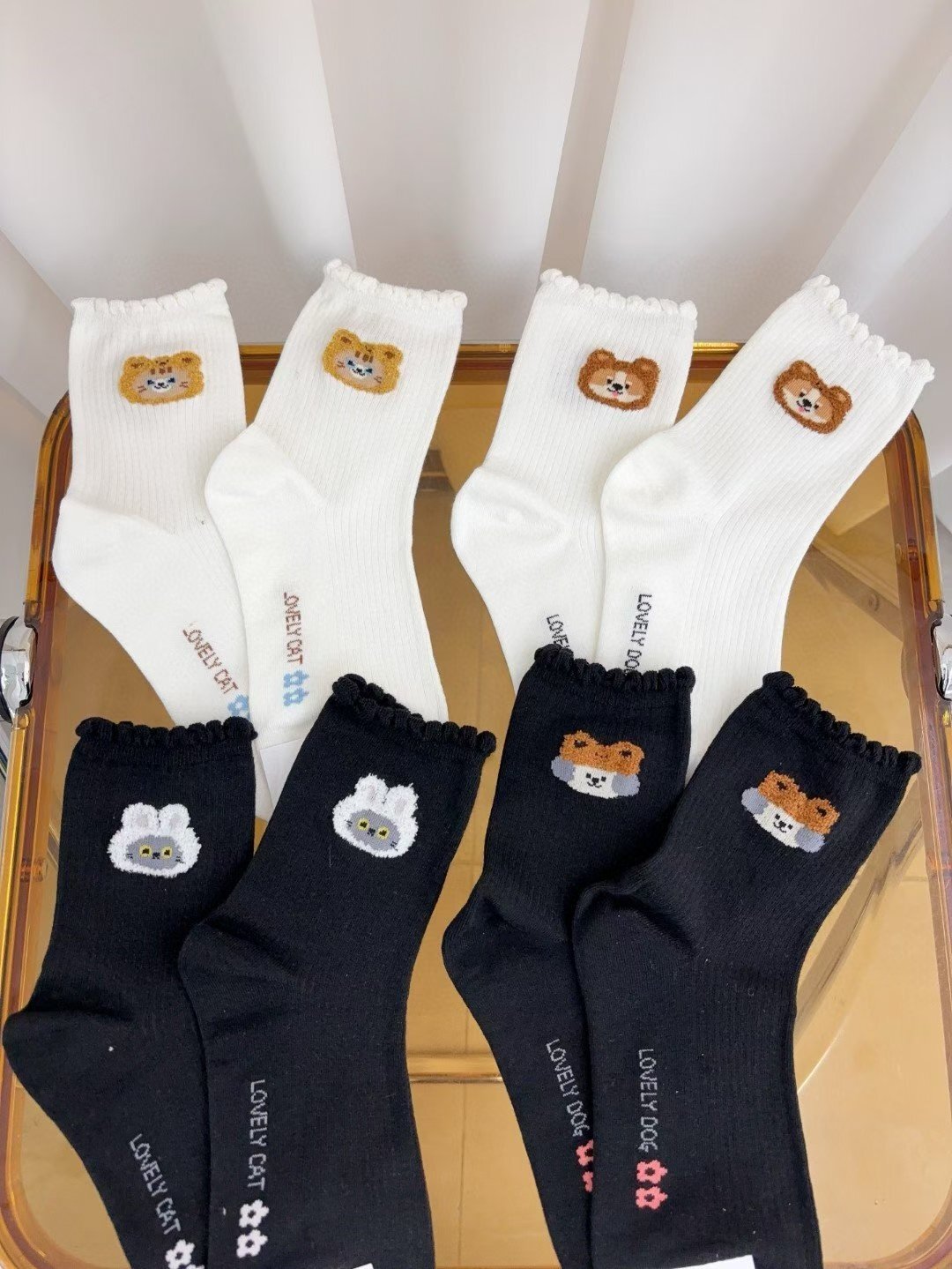 CT5342 Lovely寵物系列花邊長襪 (任選5對$75/ 任選10對 $138)