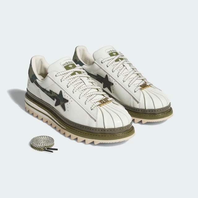 現貨|CLOT X BAPE X ADIDAS SUPERSTAR by Edison Chen KJ1473