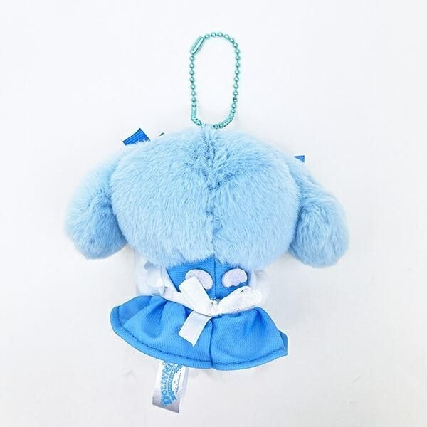 日本 Sanrio x Dolly Mix My Melody & Kuromi 周年限定 水色天使系列 - 公仔匙扣