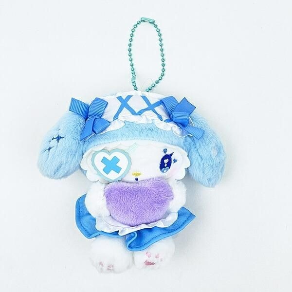 日本 Sanrio x Dolly Mix My Melody & Kuromi 周年限定 水色天使系列 - 公仔匙扣