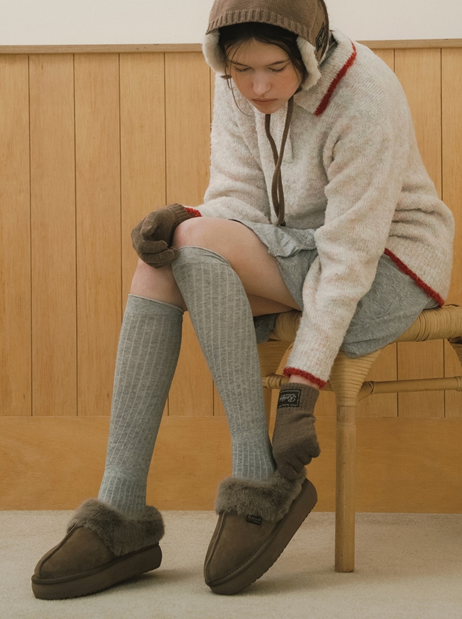 ROCKFISH 厚底款毛毛拖(5色)