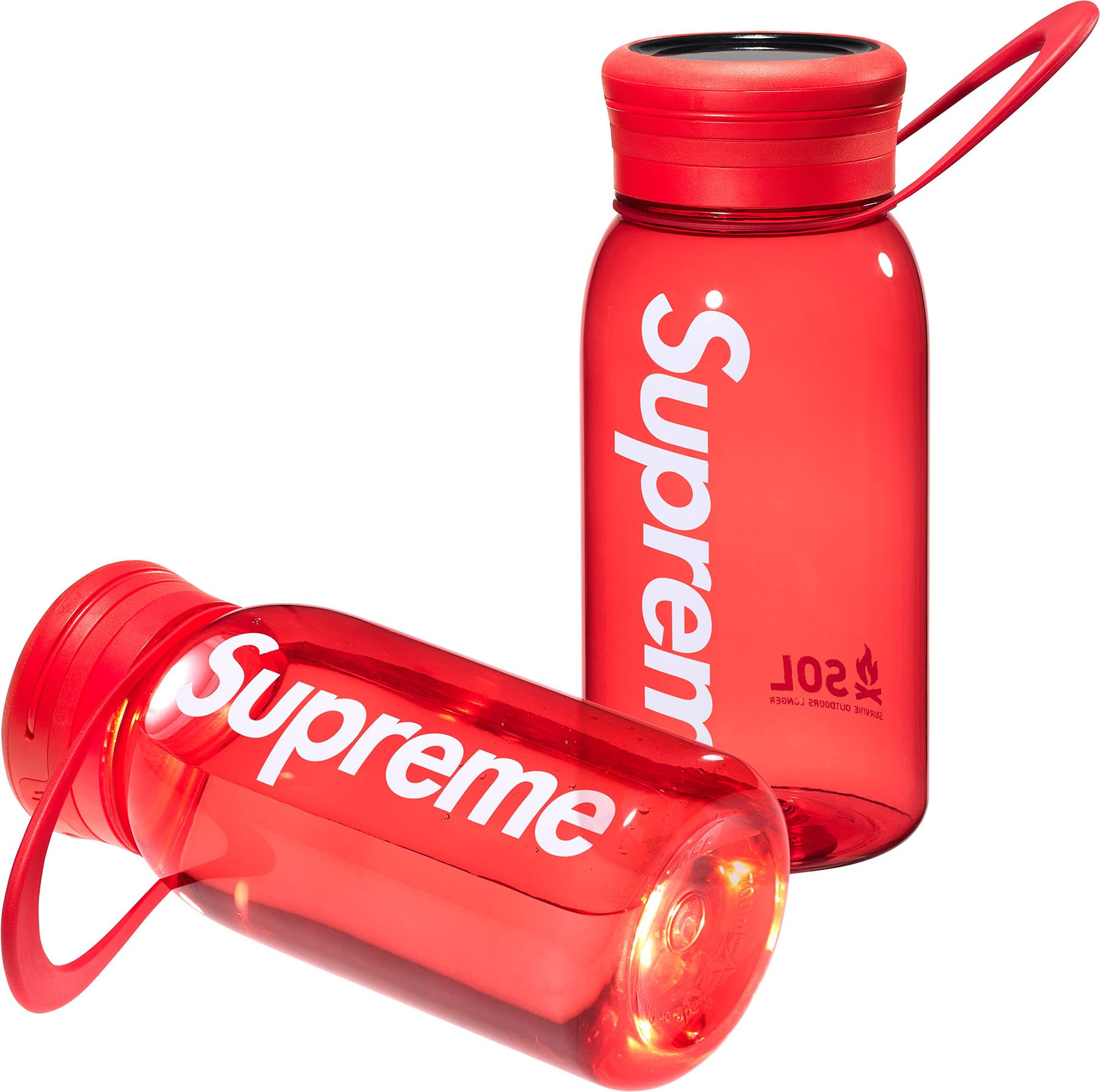 2025AW SUPREME X SOL WATER BOTTLE LANTERN 聯名 太陽能 水壺 水瓶 700ml 現貨 FW25A99