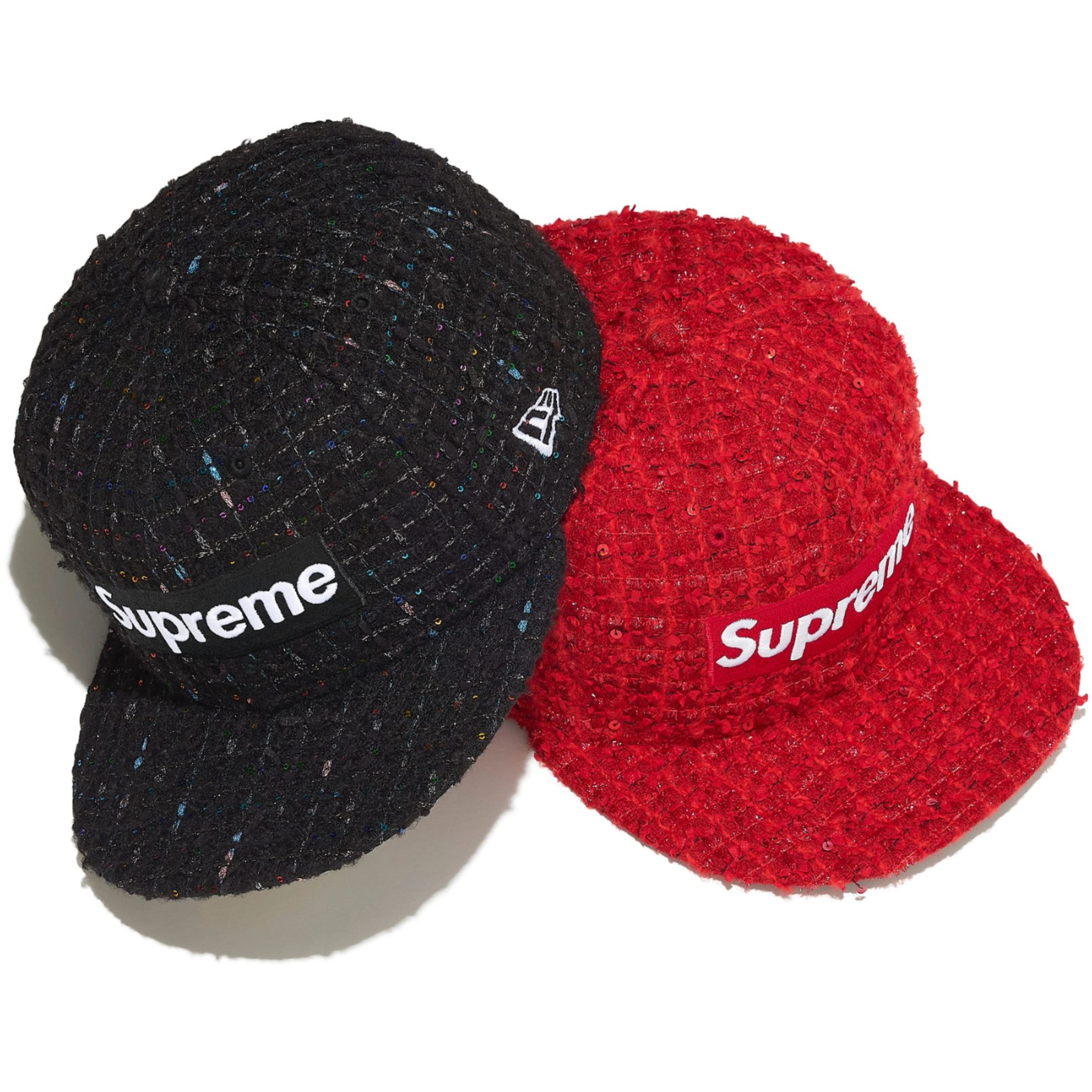 2025AW SUPREME Bouclé Box Logo New Era 59Fifty Fitted Cap 刺繡 棒球帽 帽子 全封帽 現貨 FW25H82