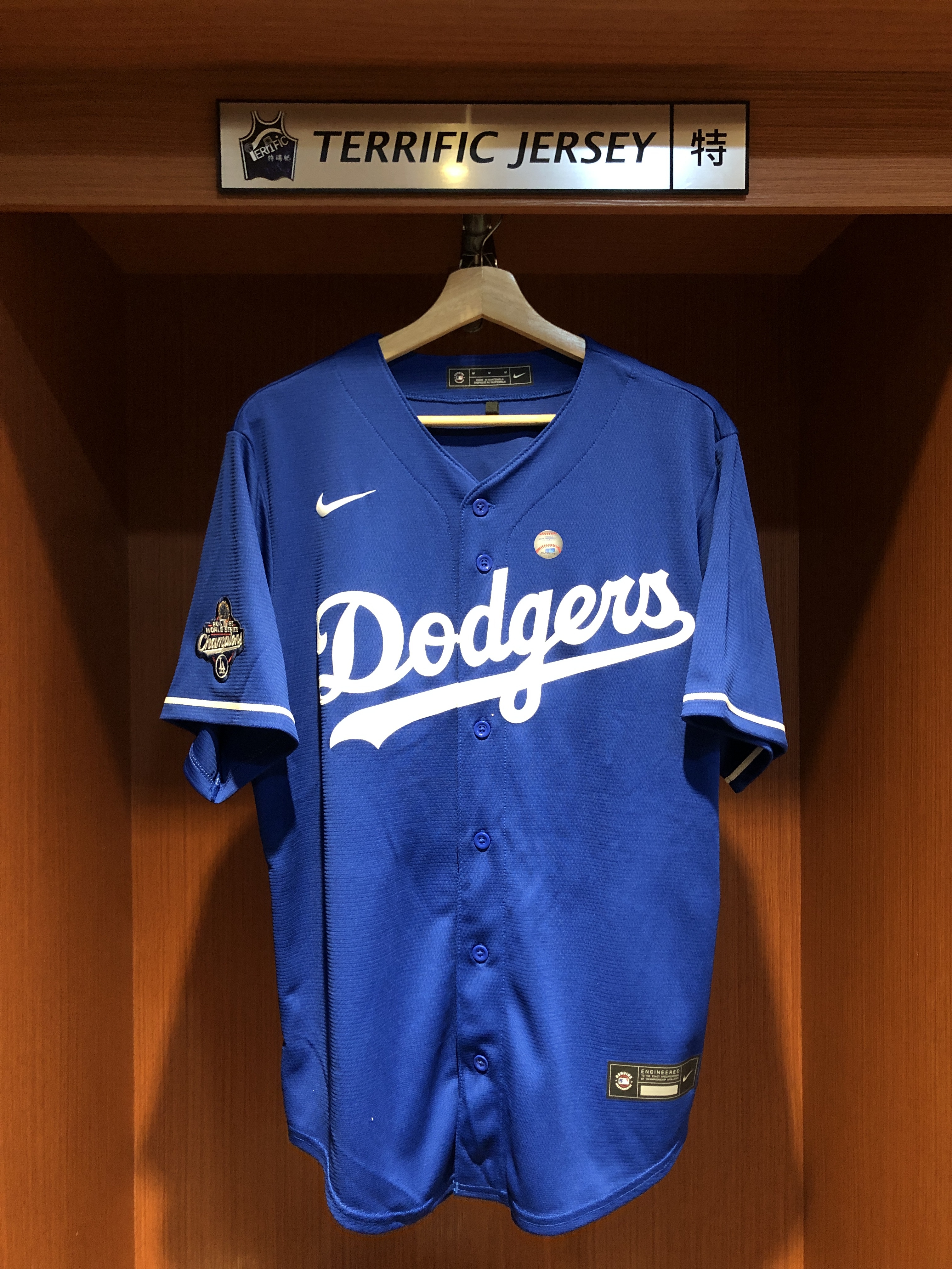 MLB球衣 Shohei Ohtani 洛杉磯道奇藍 冠軍臂章 冠軍 連霸 24-25 Nike Replica Player Name Jersey 球迷版 熱轉印 全新