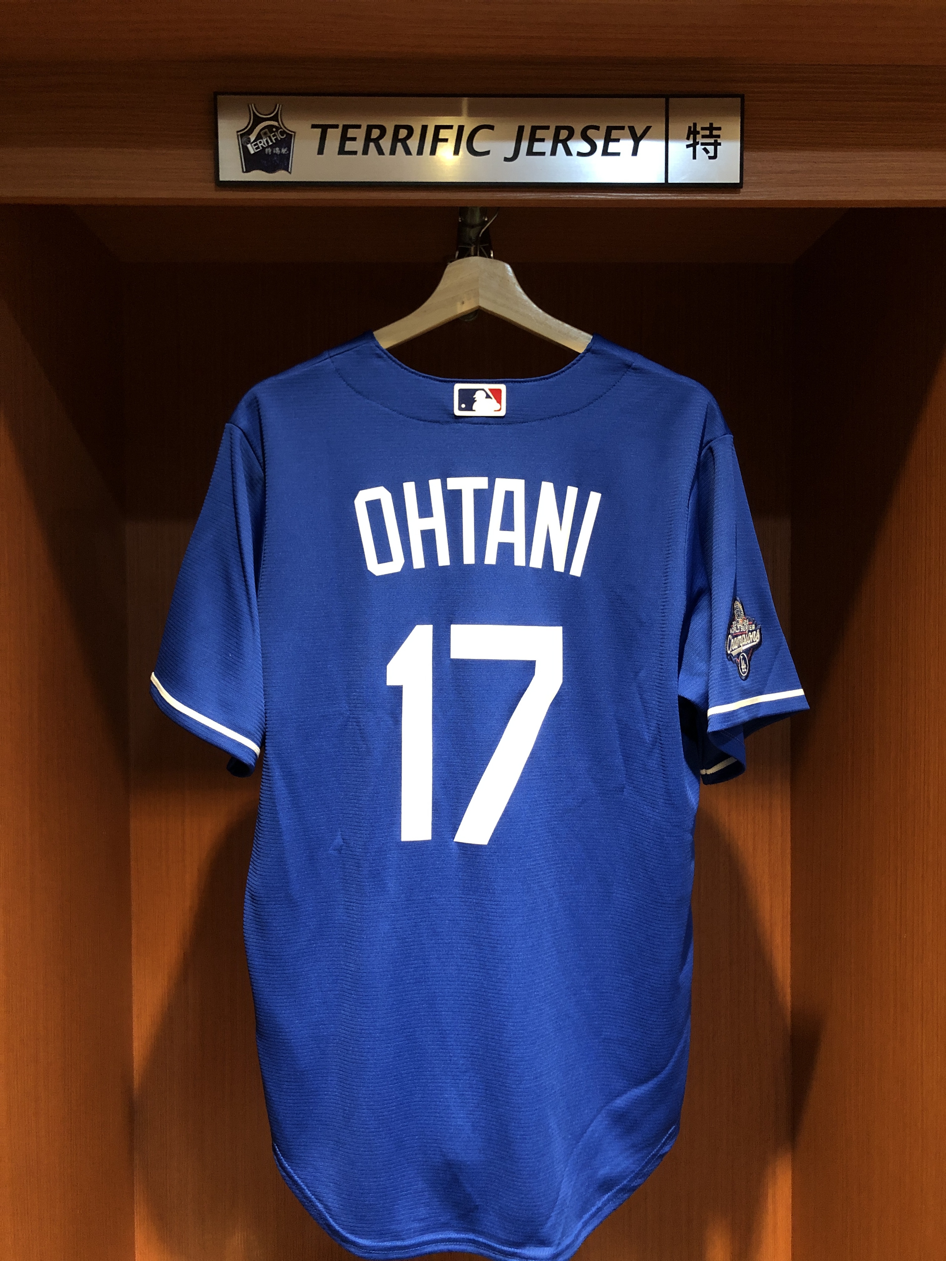 MLB球衣 Shohei Ohtani 洛杉磯道奇藍 冠軍臂章 冠軍 連霸 24-25 Nike Replica Player Name Jersey 球迷版 熱轉印 全新