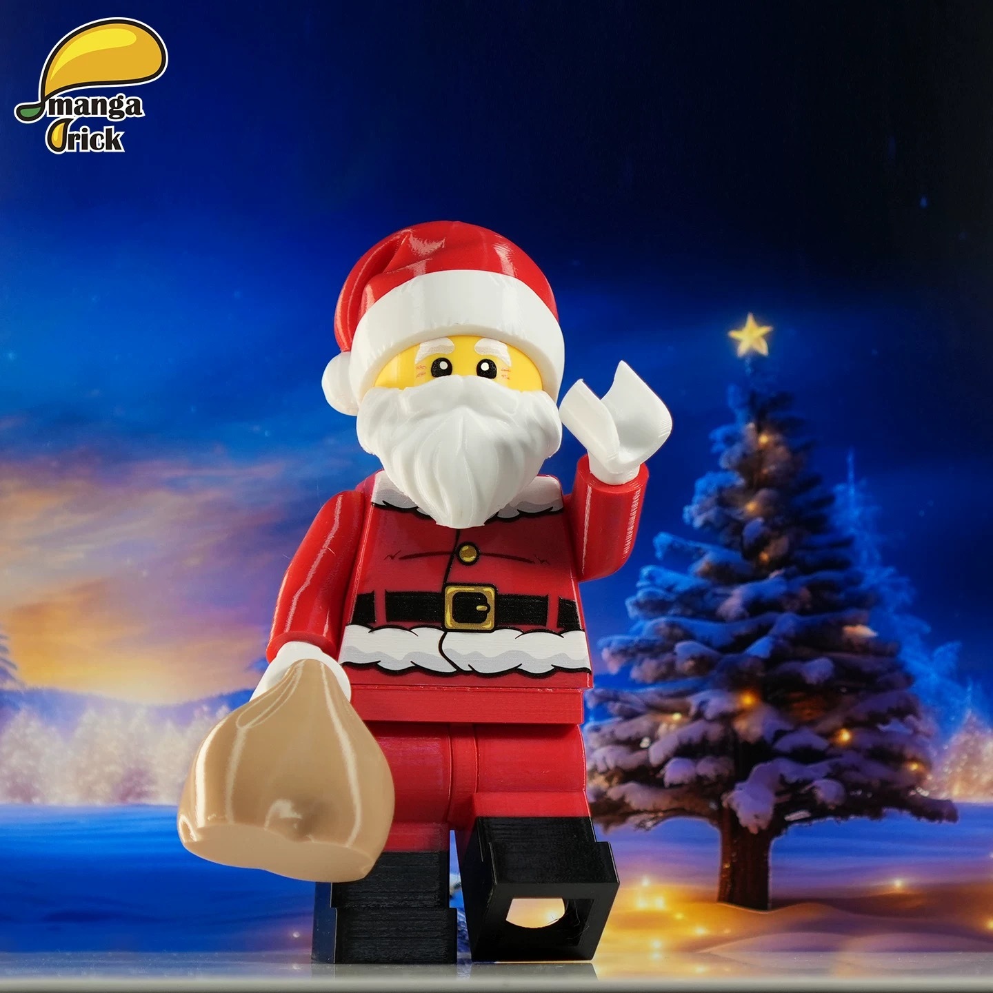 【預訂】【Manga Brick】聖誕老公公（全開模巨型人仔）