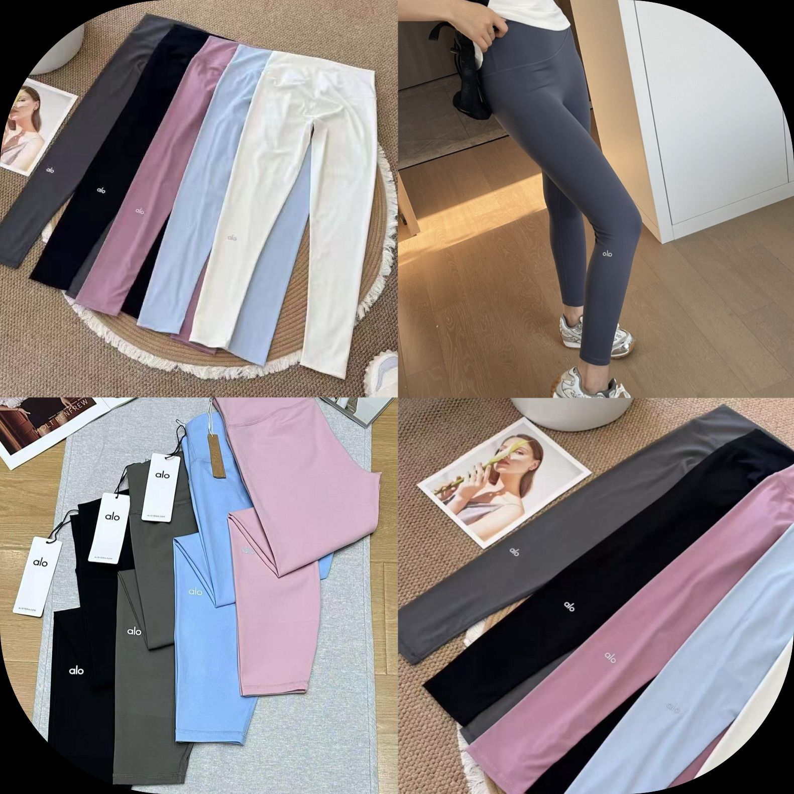 Alo Yoga 緊身裸感瑜珈褲