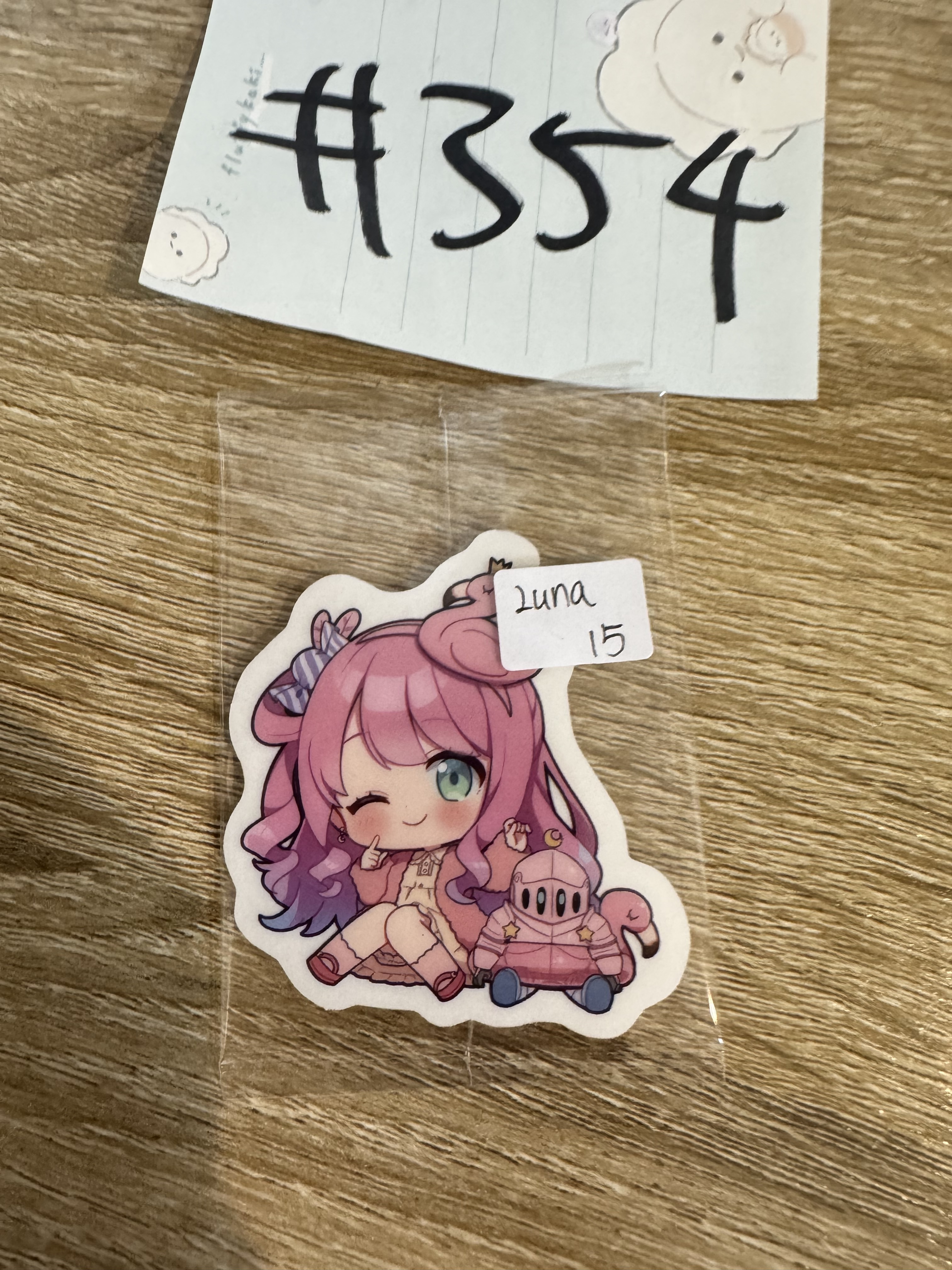 HOLOLIVE LUNA 貼紙#354