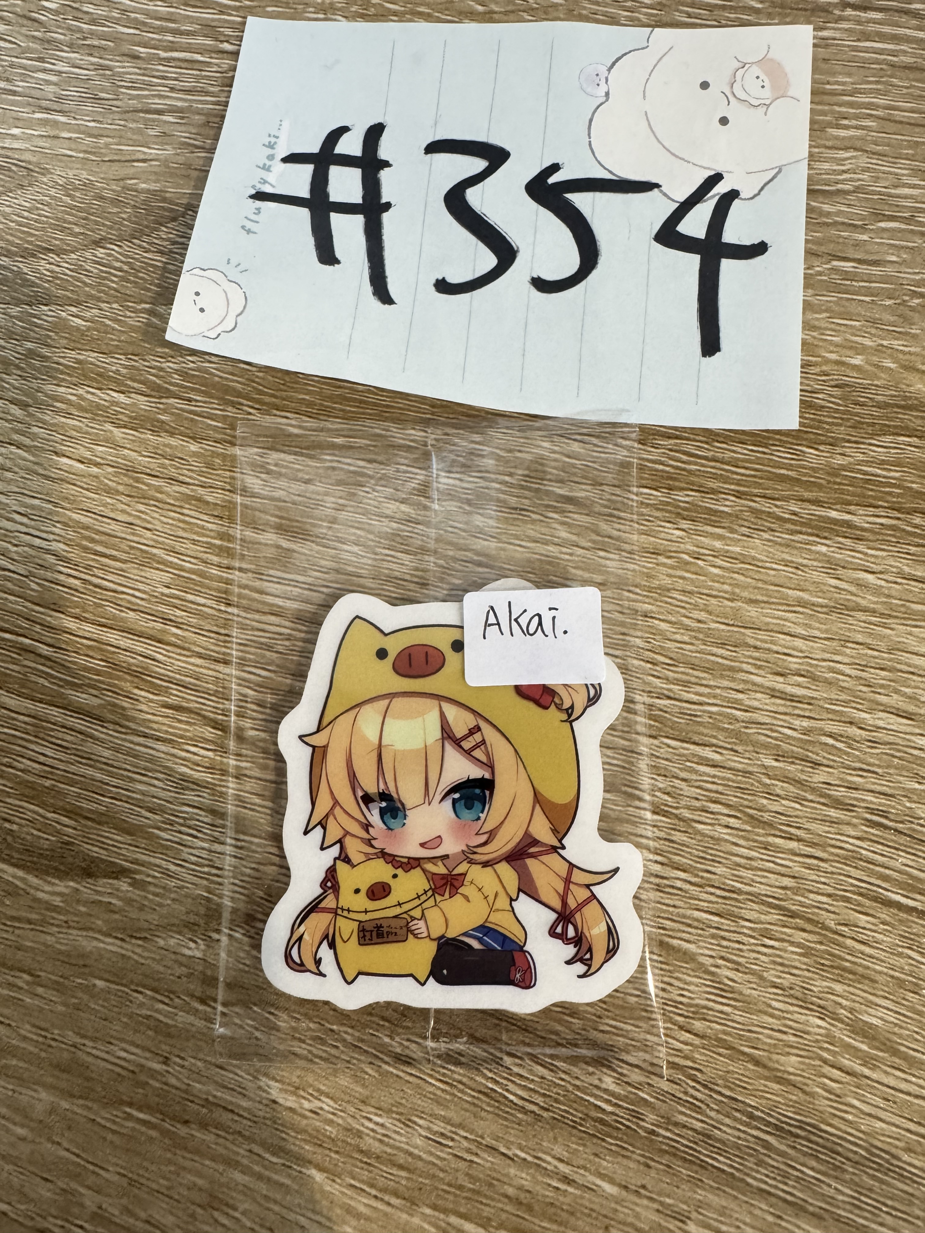 HOLOLIVE AKAI 貼紙#354