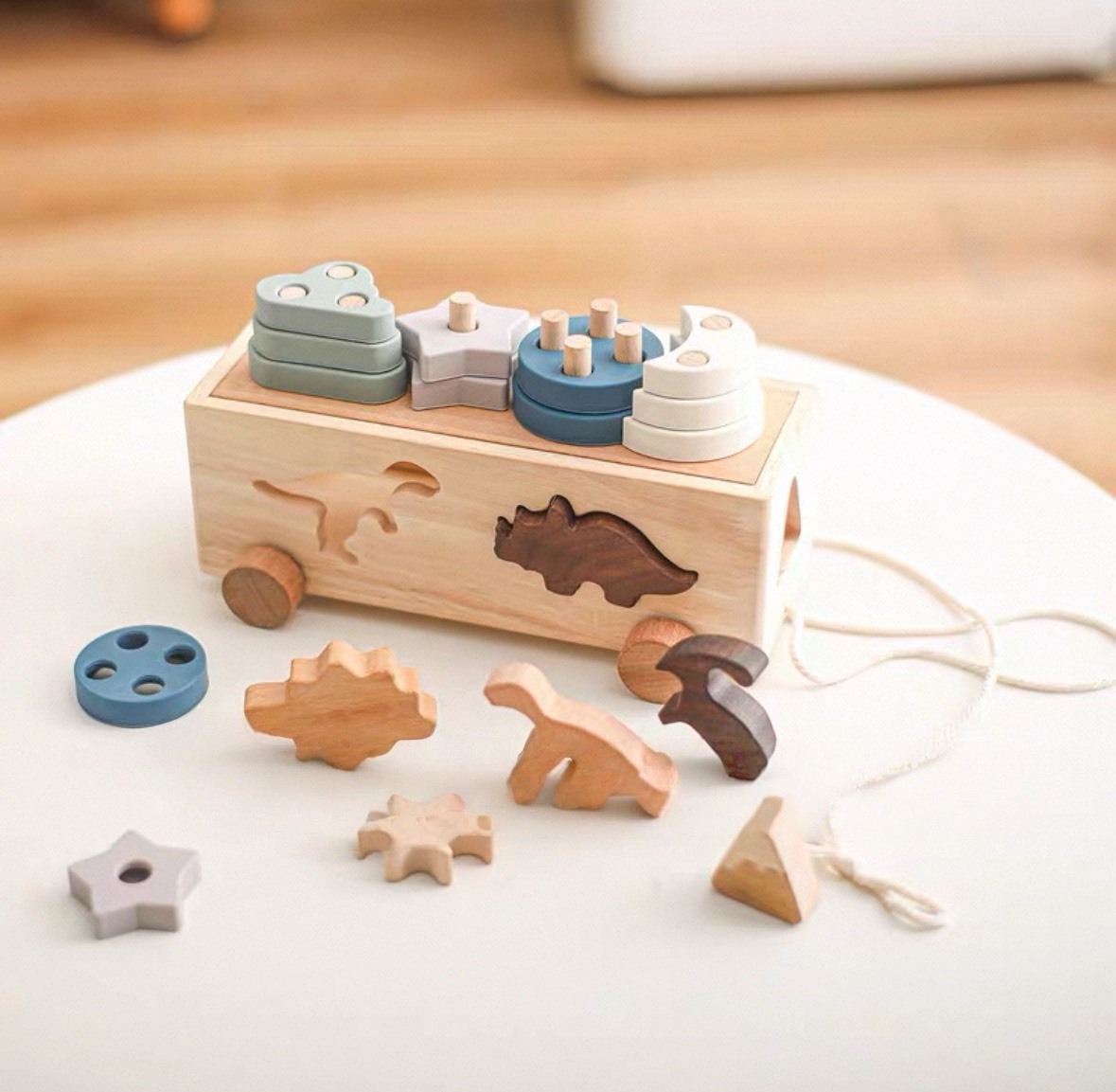 幾何配對恐龍車