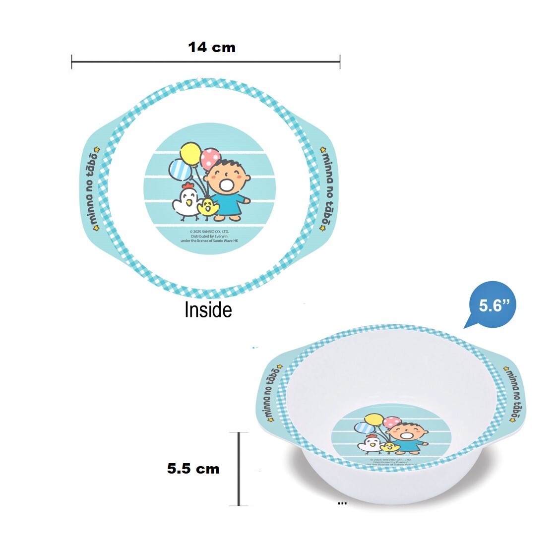 大口仔 Sanrio 5.6 雙耳碗連手柄(科學瓷)